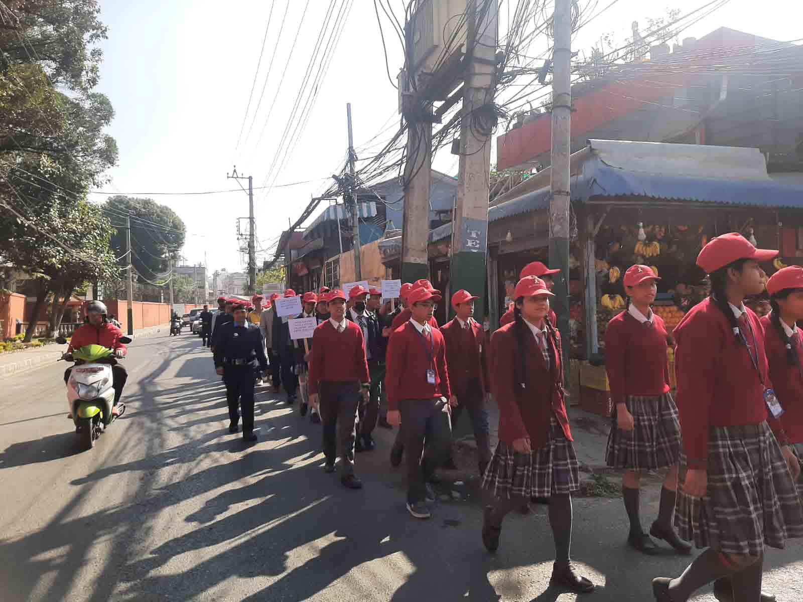Participation in Walkathon on World AIDS Day