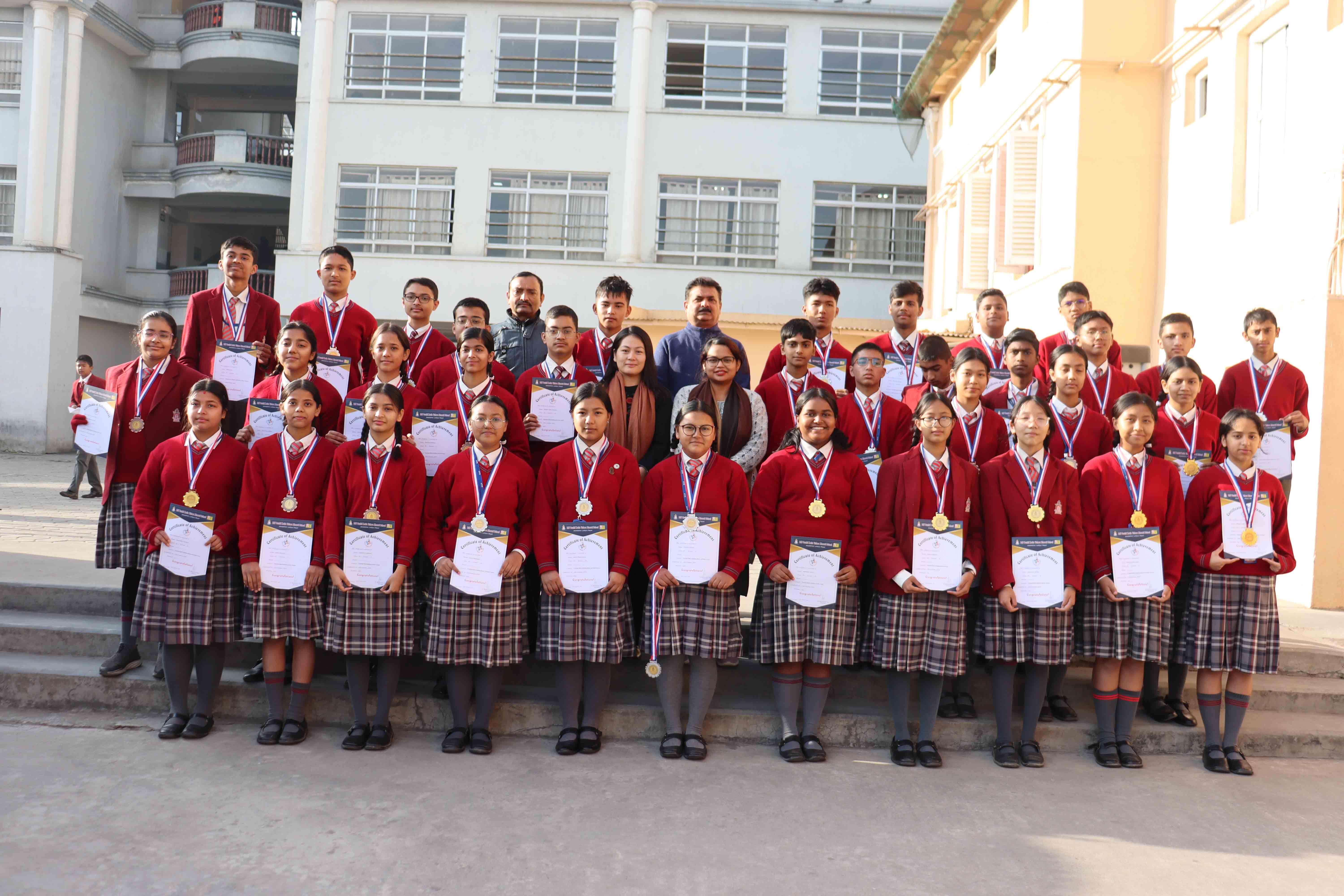 Winners of PTC Day's Model Exhibition Honoured