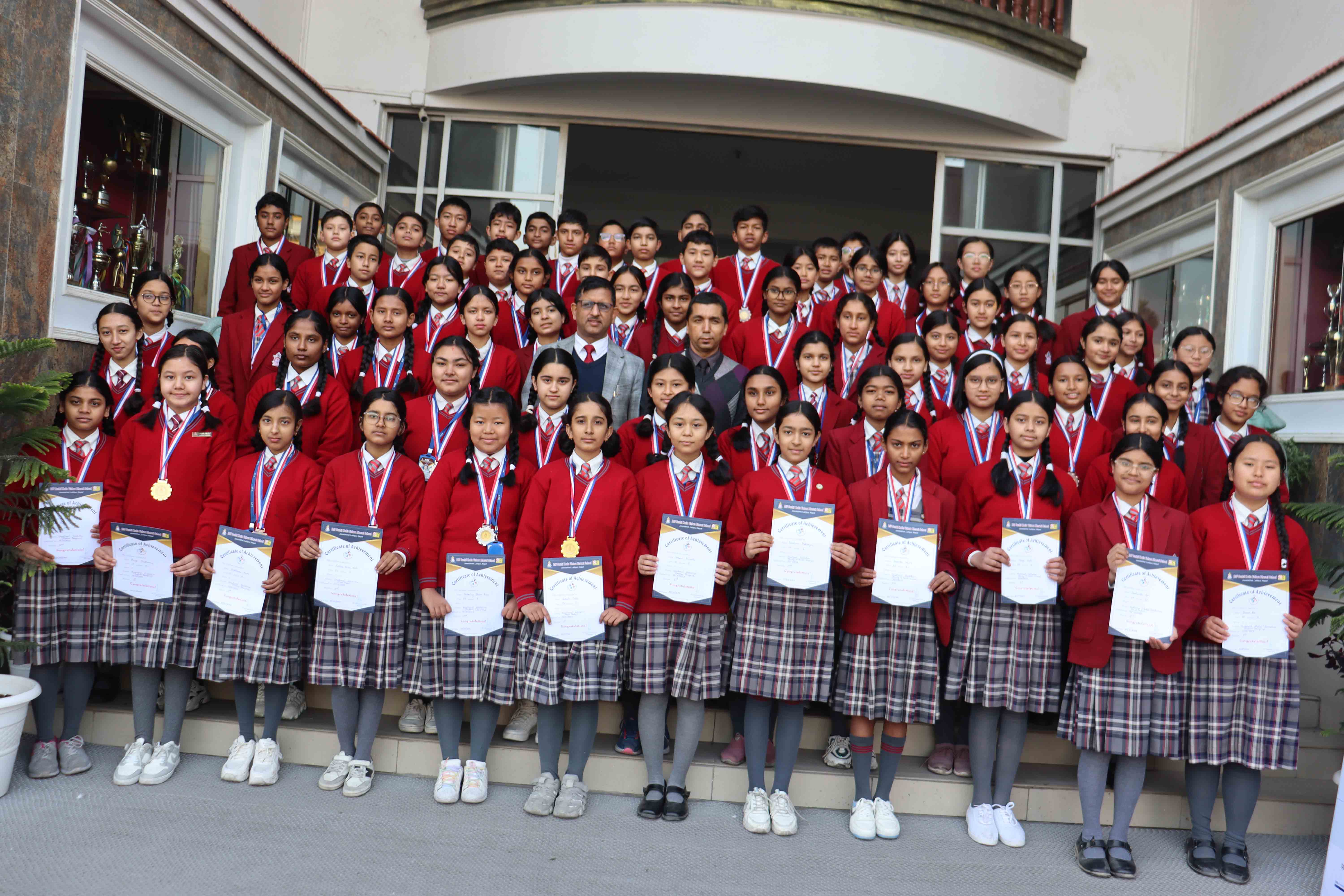 Winners of PTC Day's Model Exhibition Honoured