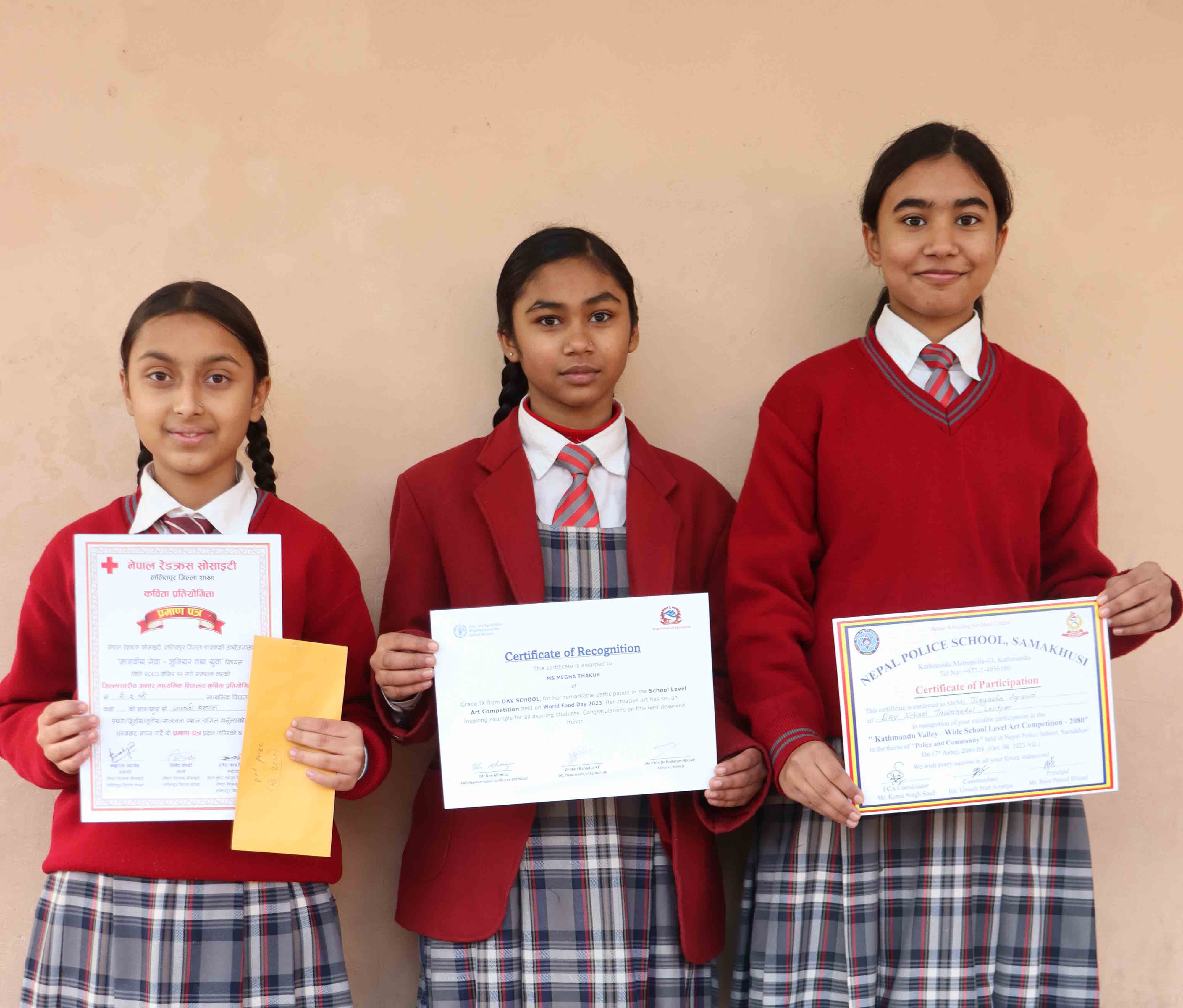 Participation in Interschool Art Competition