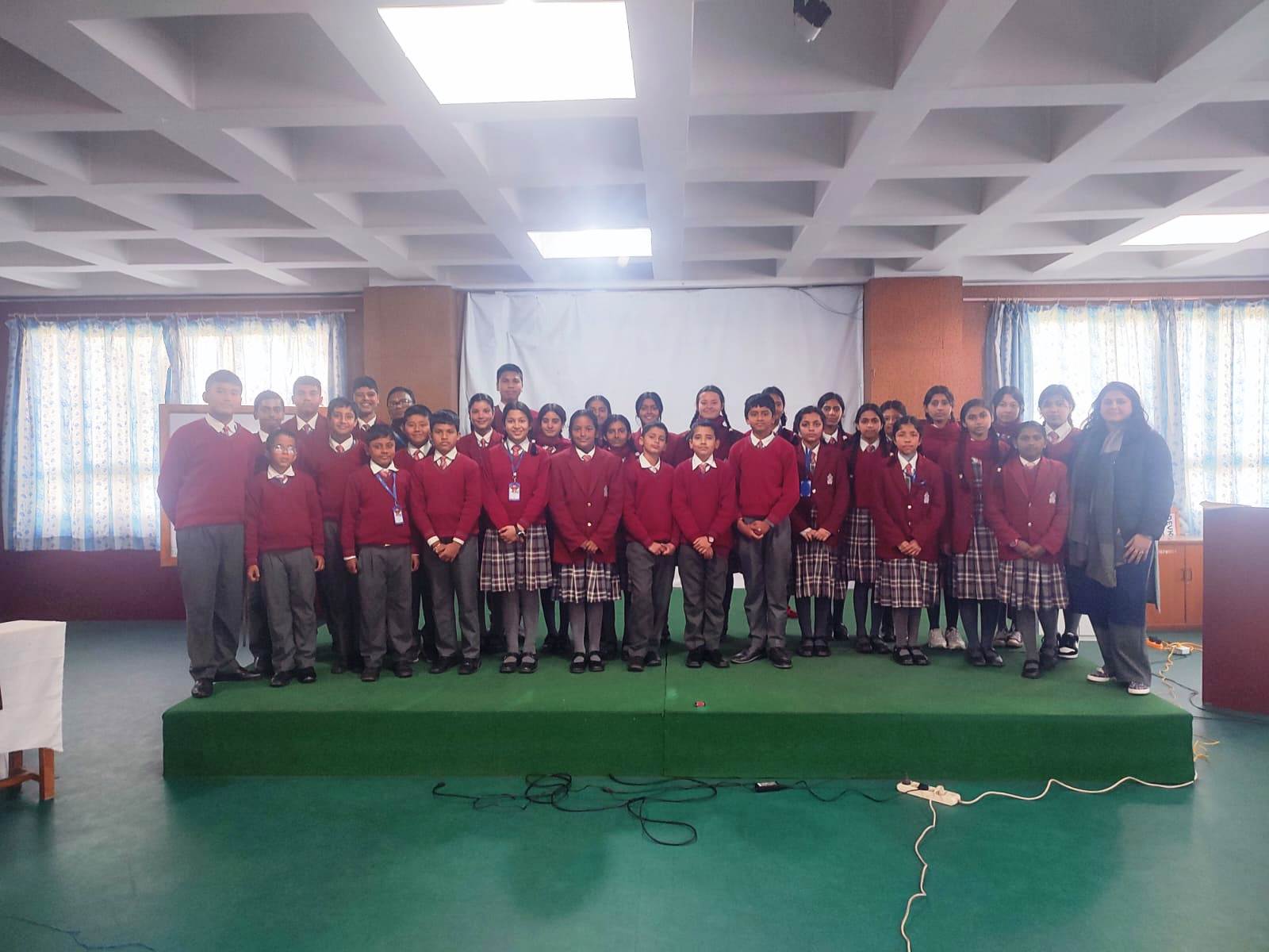 Inter-house Library Quiz Contest in Middle School