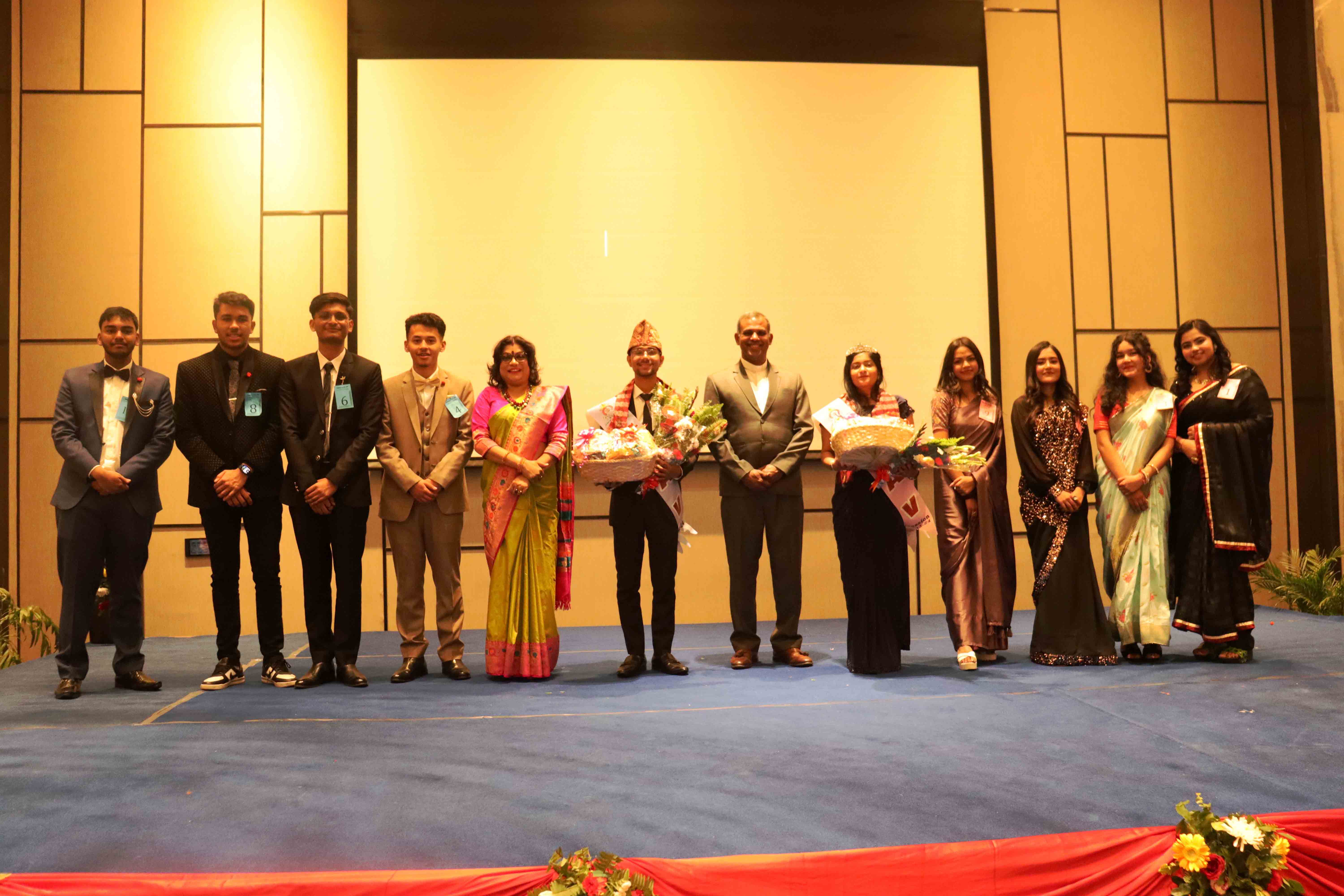 Ankit and Shally Crowned with Mr. and Miss DAV Title-2023/24