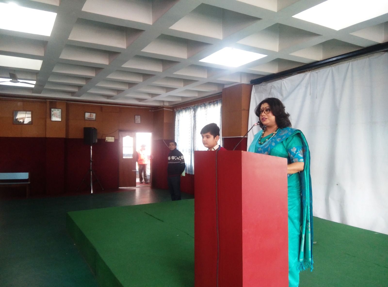 A Short Interaction Session with Grade IV Students