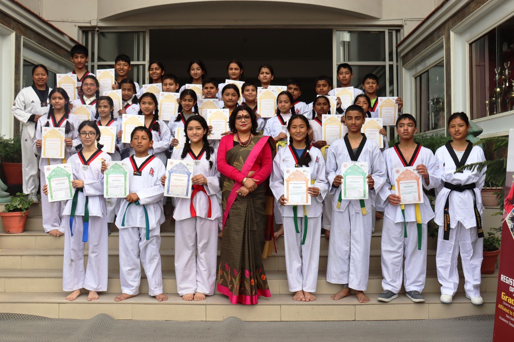 Physical Test and Ranking of Taekwondo Students