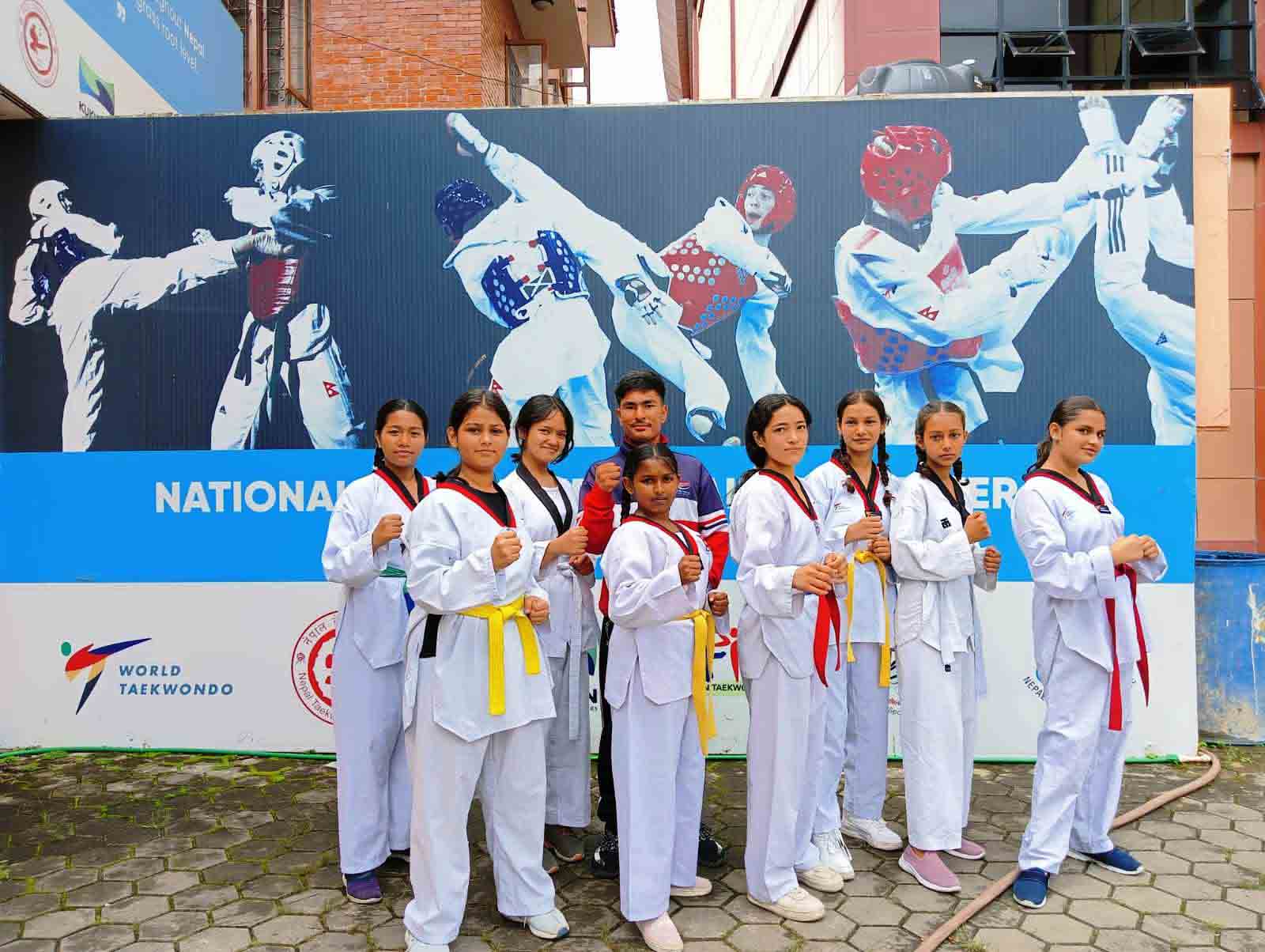Gold and Silver Medal in 4th Women's National Open Taekwondo Championship- 2081