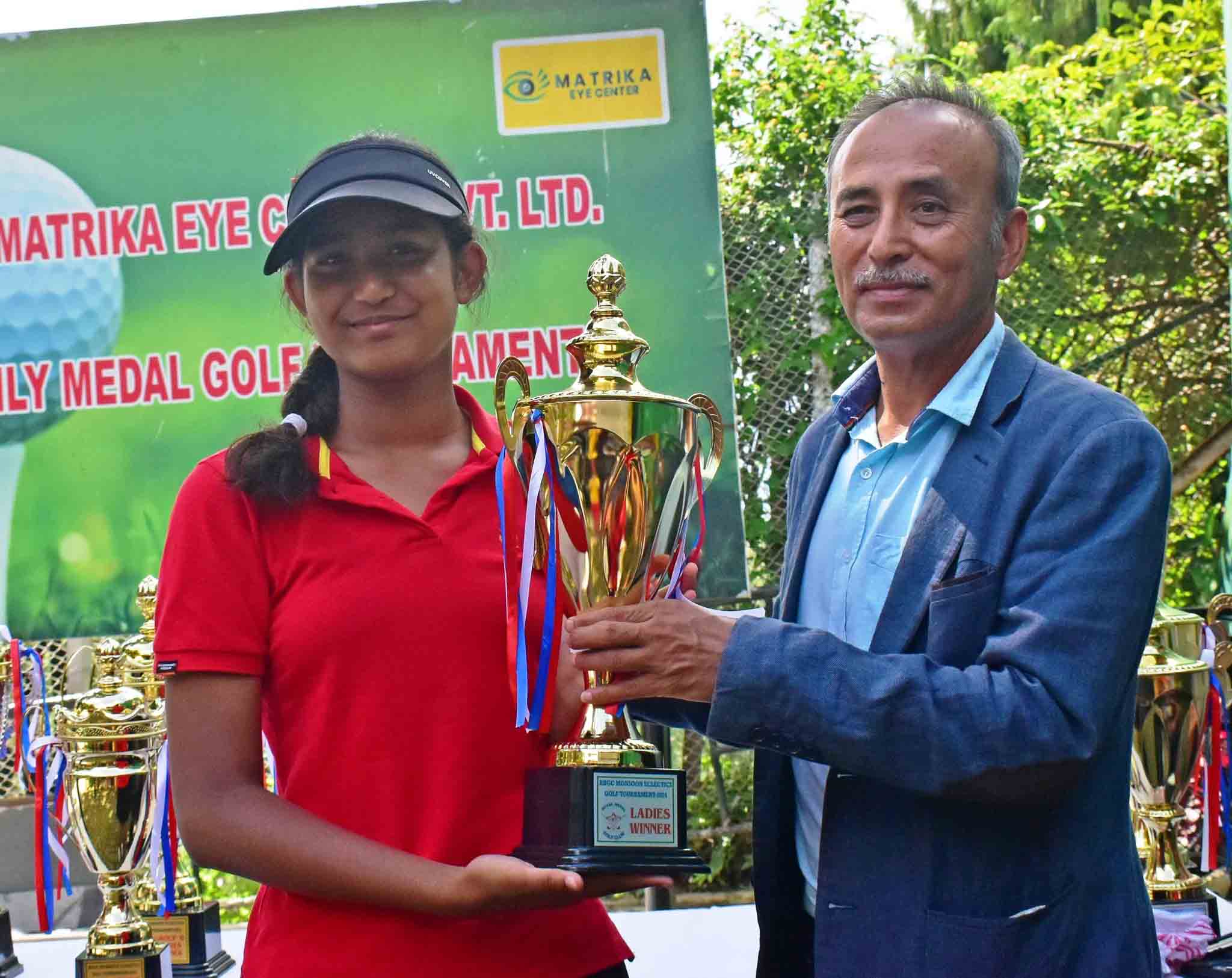 Avanie Appeared Champion in RNGC Monsoon Eclectic Golf Tournament