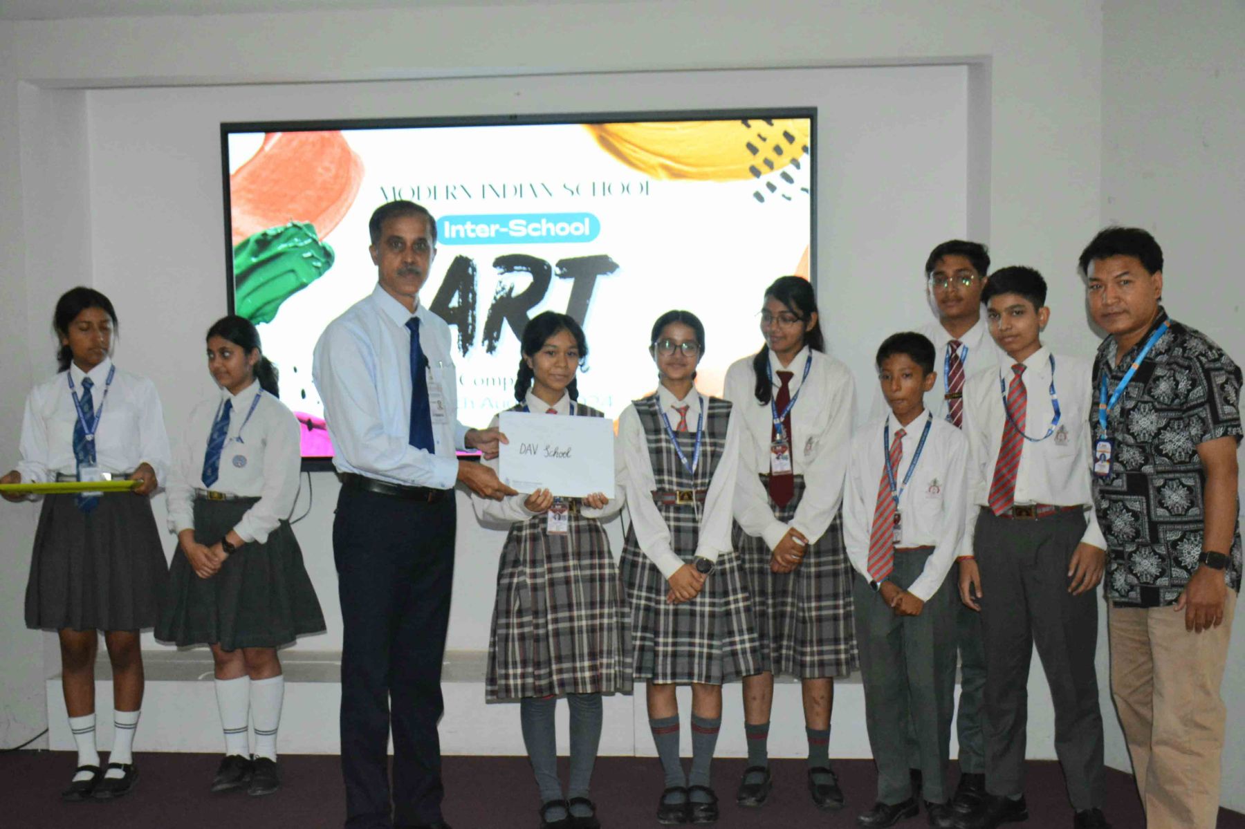 Smeera Wins Second Position in Inter School Art Competition