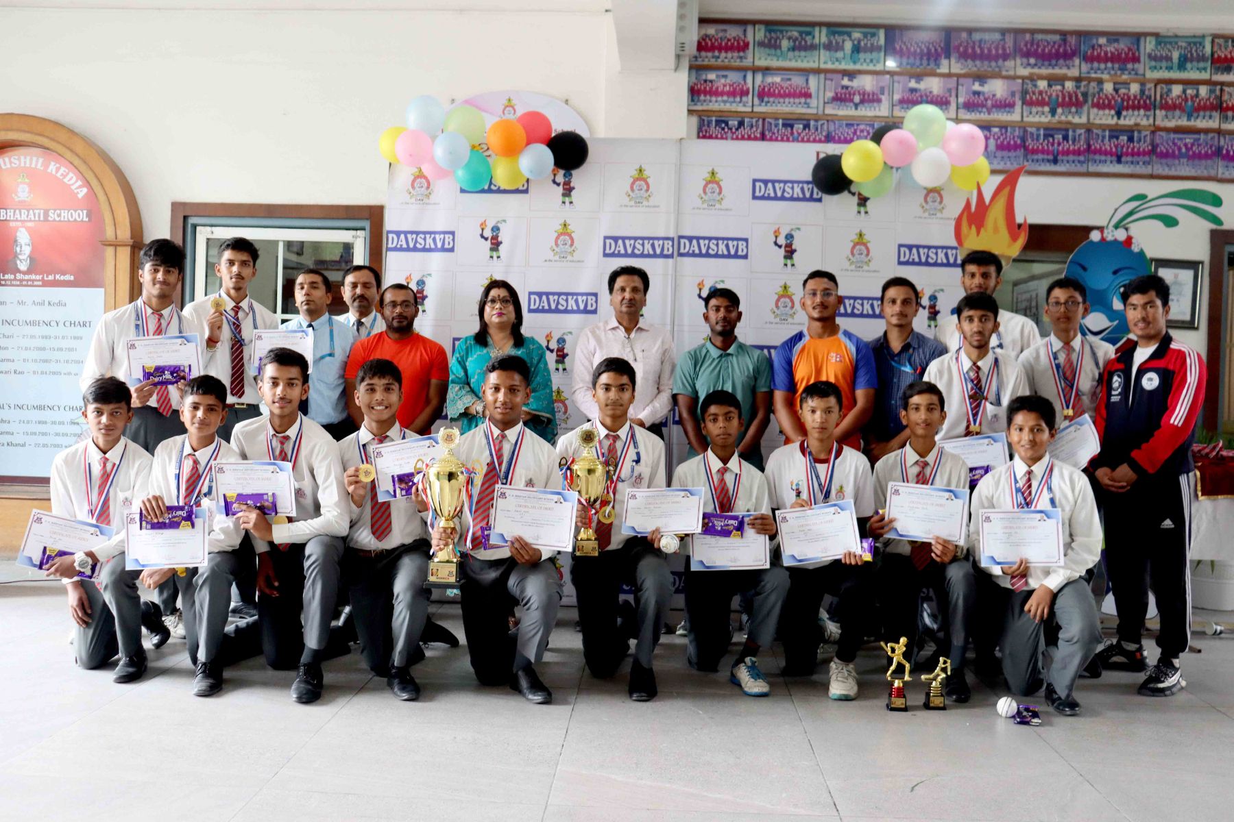 DAV School Wins Inter-School Super Six Cricket Tournament