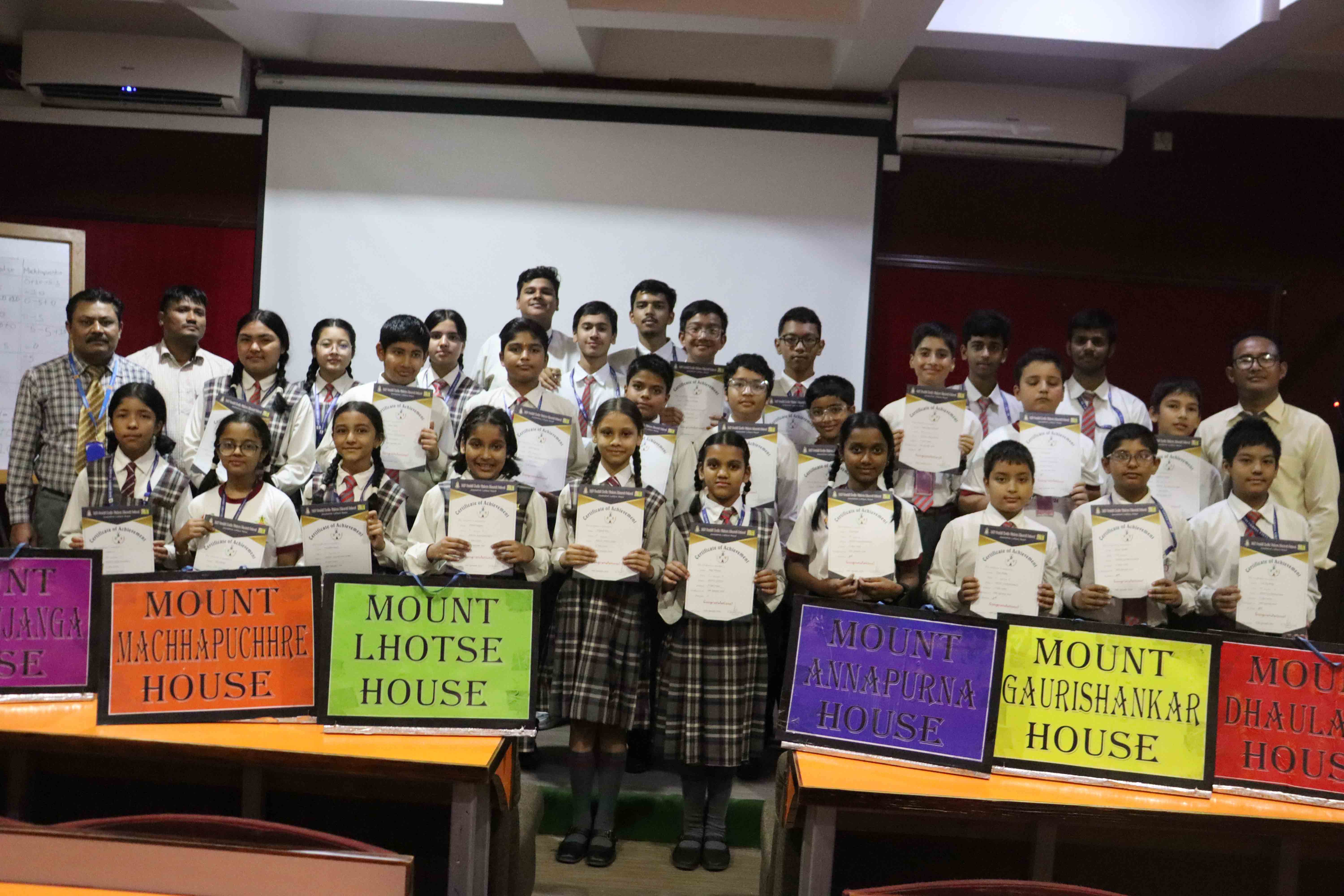 Inter-house IT Quiz Contest for Middle School Students
