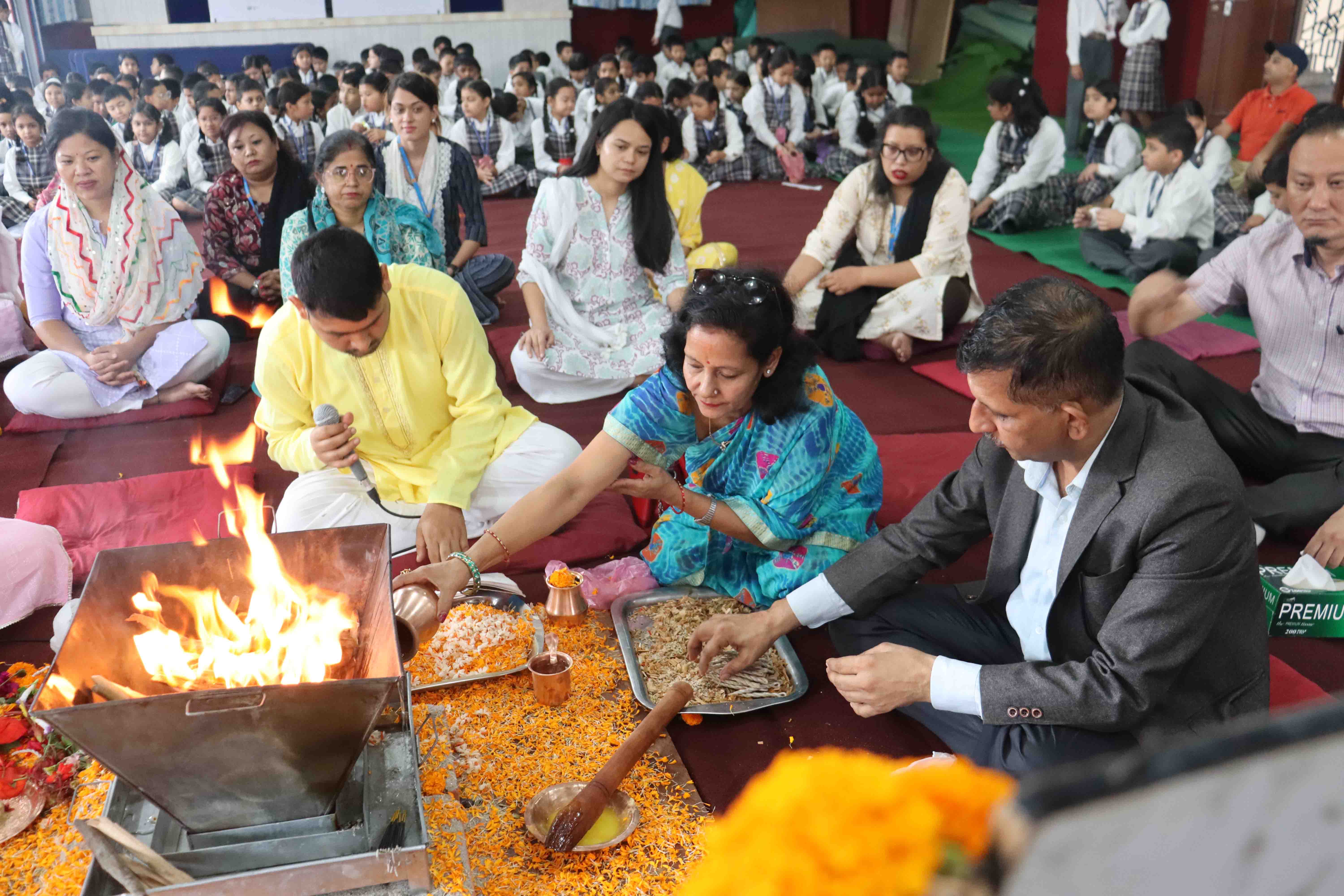 Sushil Kedia and Pratik JBR Memorial Havan