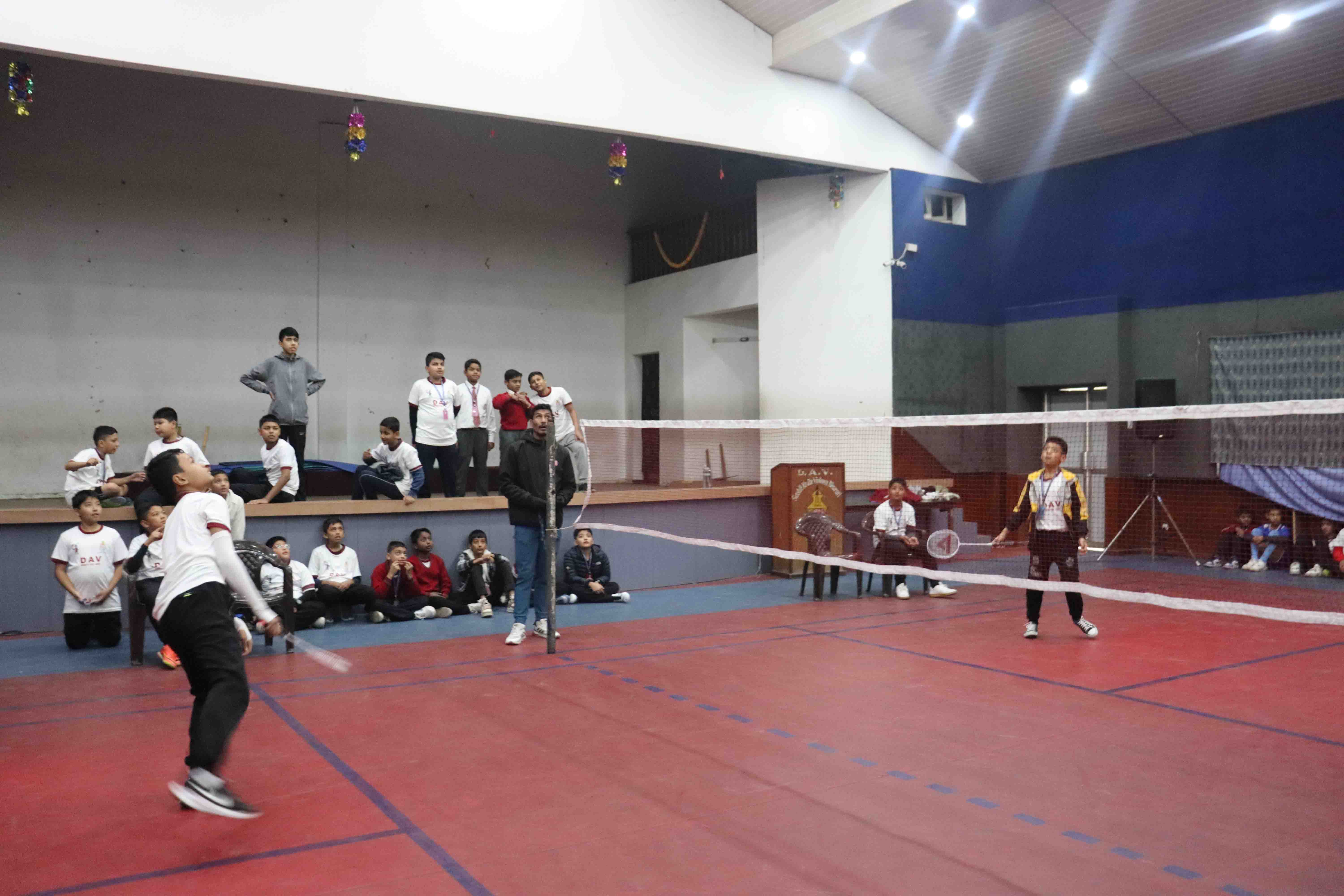 Inter-House Badminton Tournament for Grade VI Boys