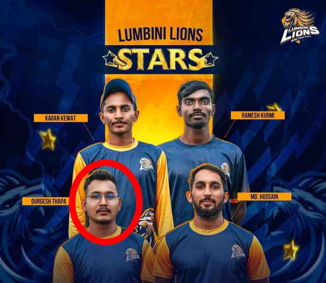 Mr. Thapa Joins Lumbini Lions for NPL Season 1