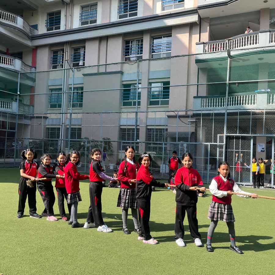 Tug of War Competition for Grade IV Students
