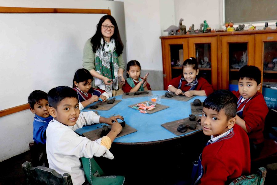 Inter-House Clay Moulding Competition for Grade I