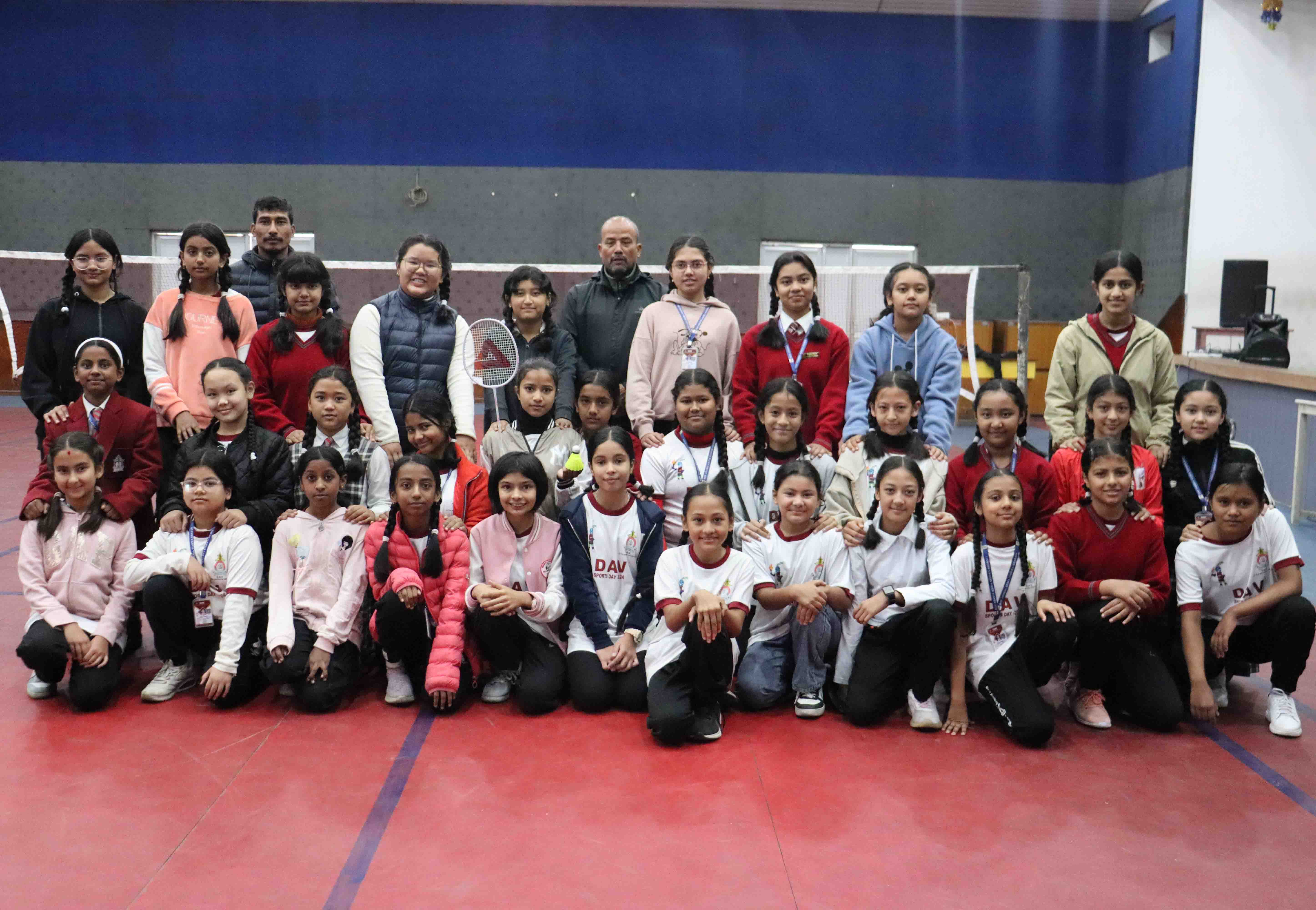 Inter House Badminton Tournament for Grade V and VI Girls