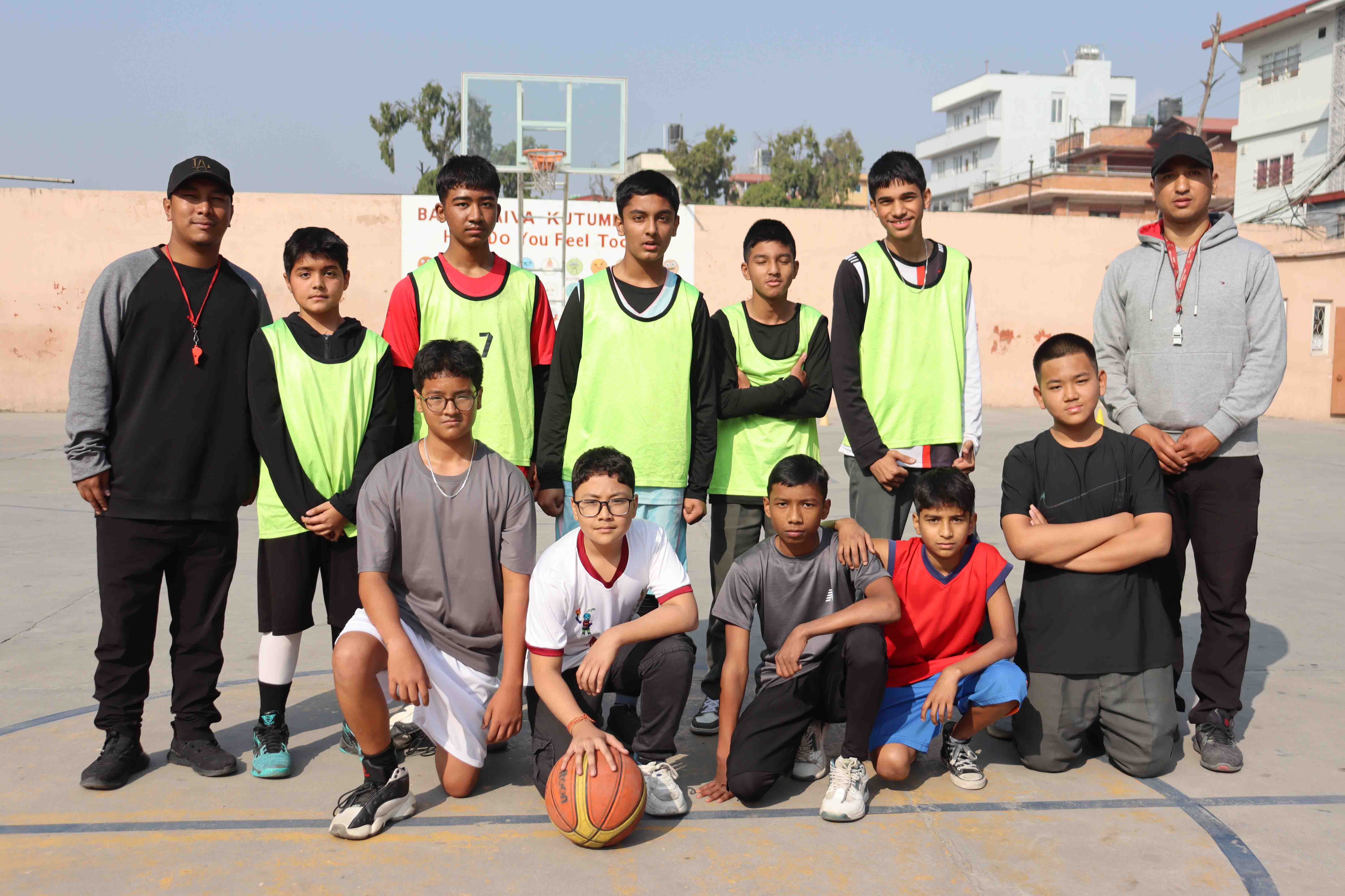 Inter House Basketball Tournament for Grade VII and VIII Boys