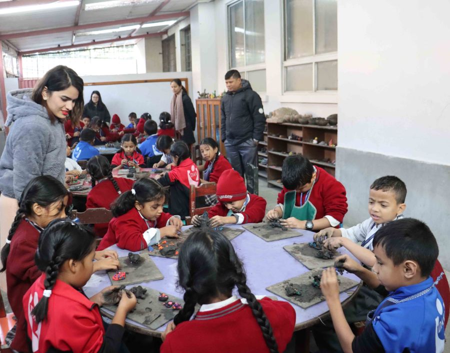 Inter House Clay Moulding Competition for Grade II
