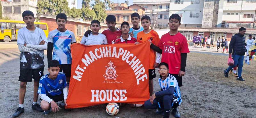 Inter-House Football Tournament for Grade VII and VIII Students