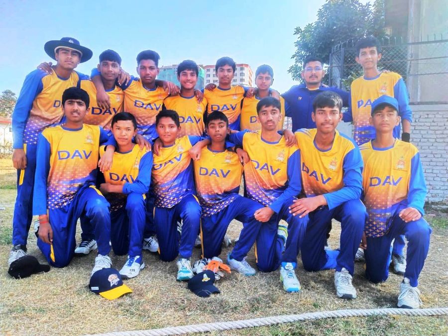 DAV Under 16 Cricket Team Won the Third Position at GEMS Thunder Bolt Cup