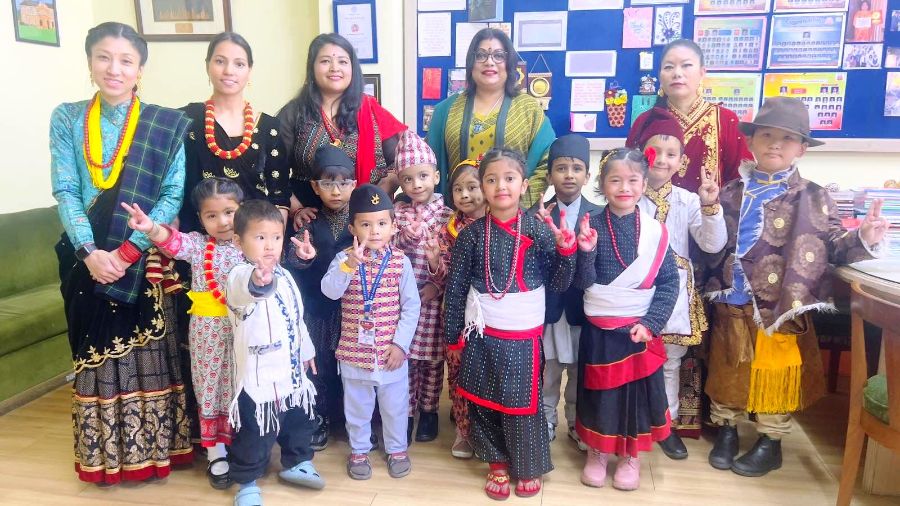 Sanskritik Pahiran Diwas and Cultural Food Day at DAV Kindergarten