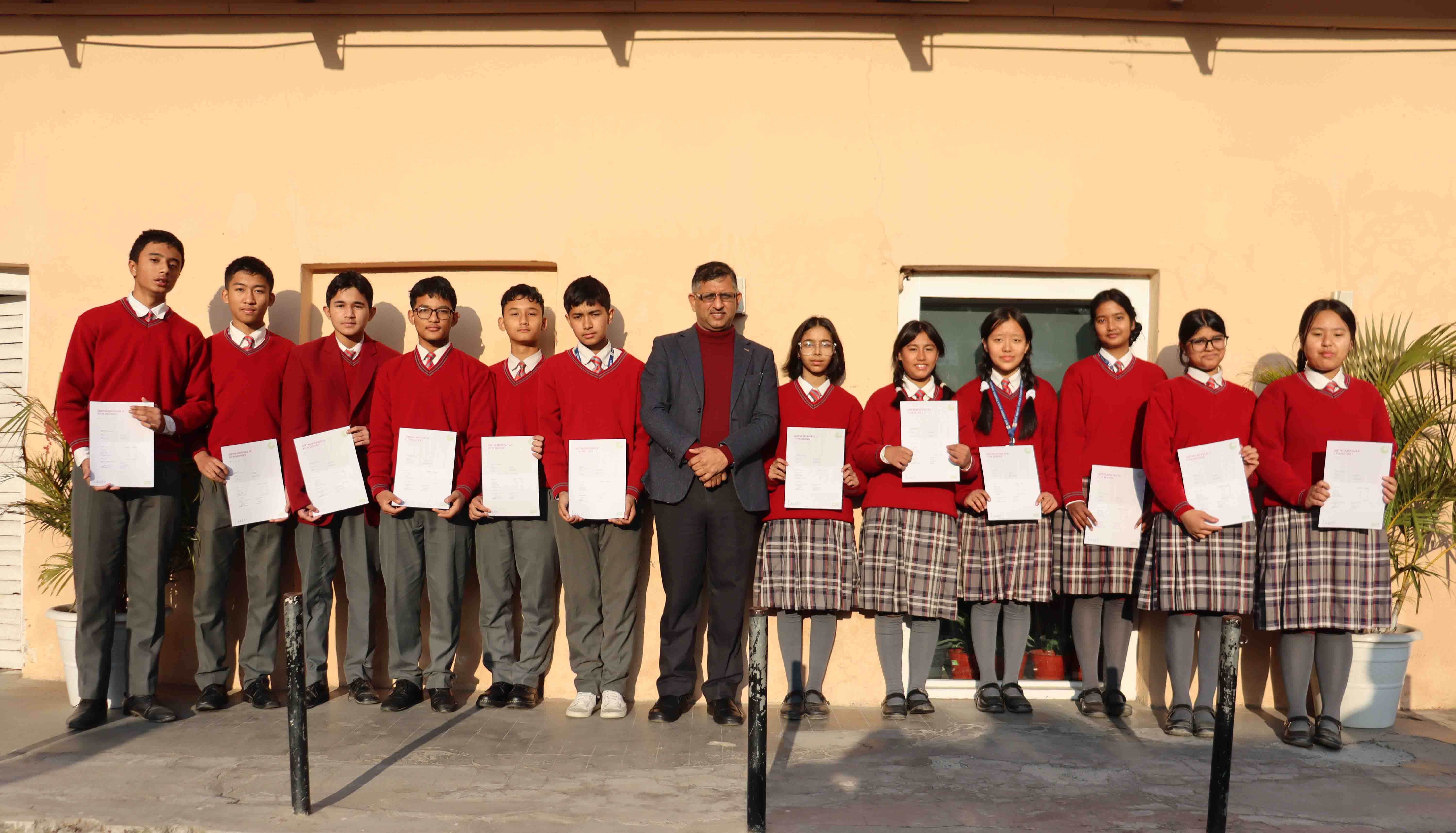 Achievers of 'Fit in Deutsch' German Language Examination Honoured