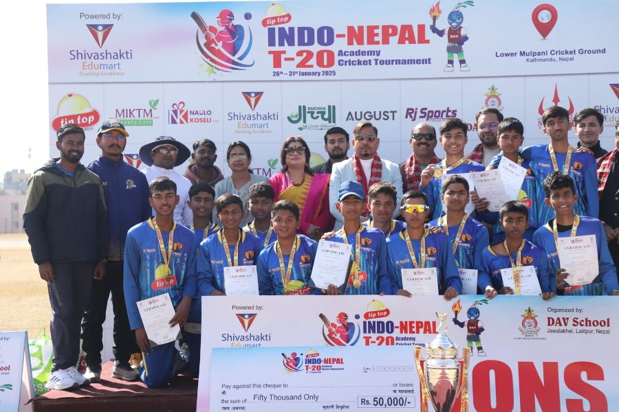 First Indo-Nepal T-20 Cricket Academy Tournament Concluded with Grand Success