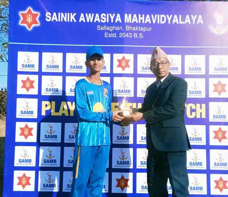 DAV Starts Winning in the 6th Chief of Army Staff Inter-School Running T20 Cricket Tournament, 2081