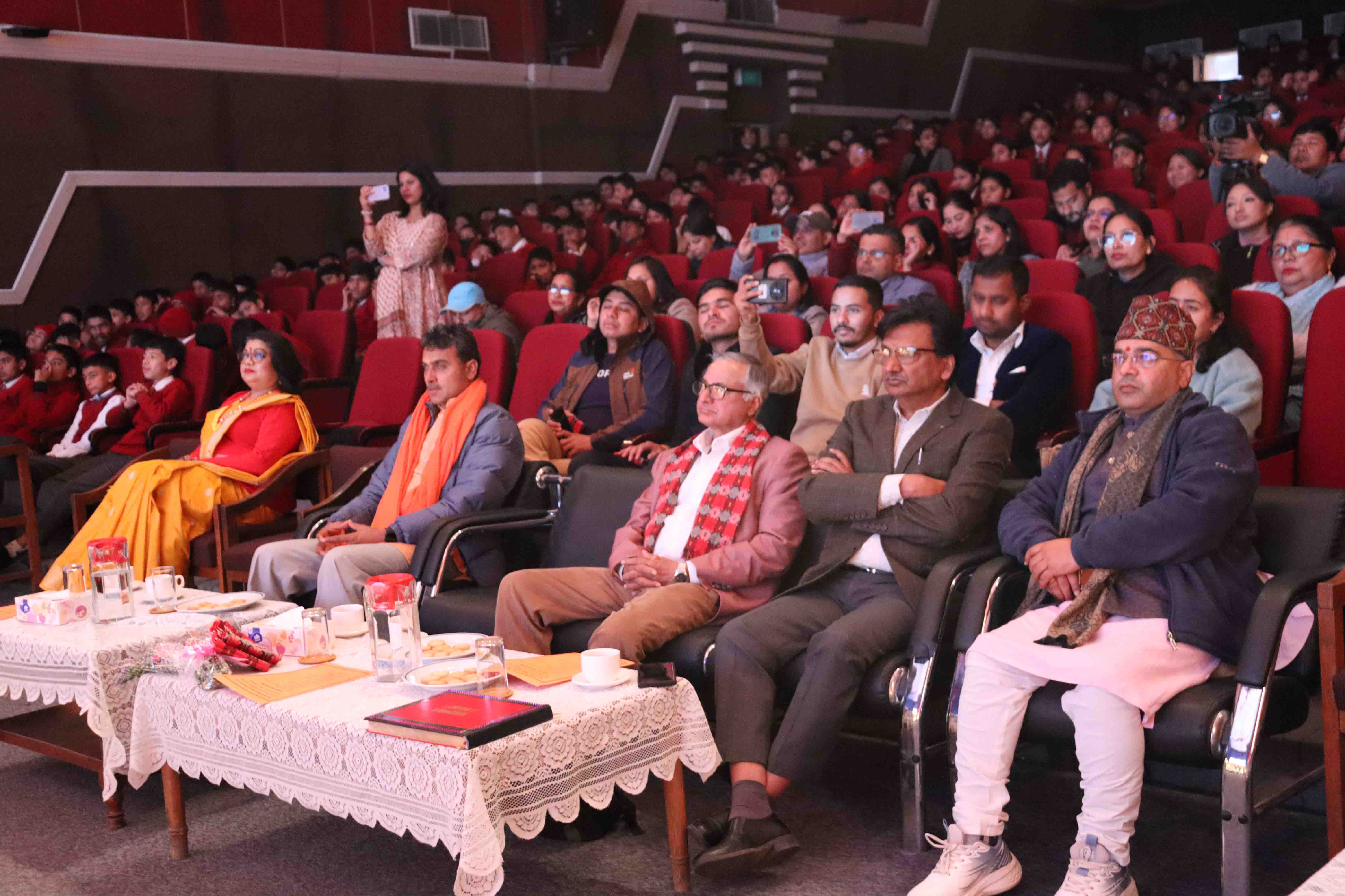 Prof. Dr. Sharma, Chairperson, and Principal Lead Discourse on Swami Dayananda Saraswati
