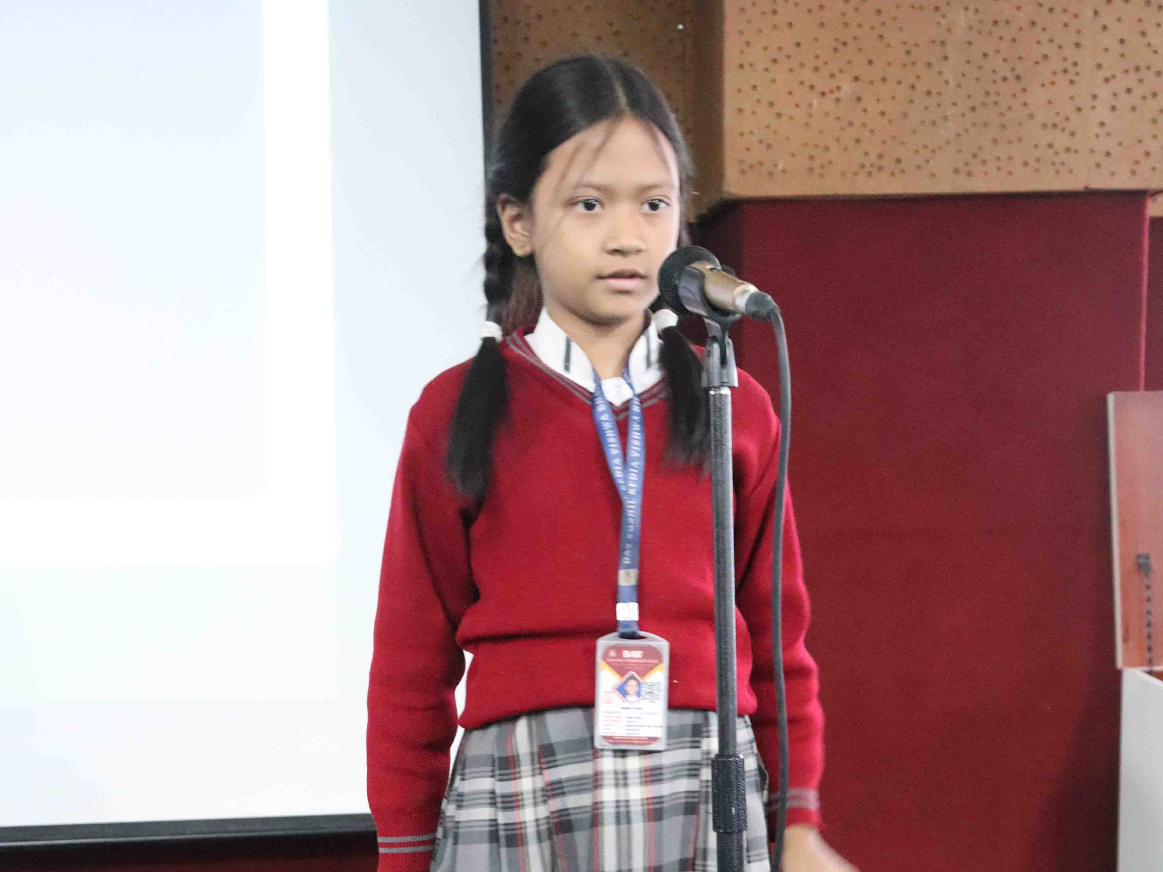 English Elocution Competition for Grade III and IV Students