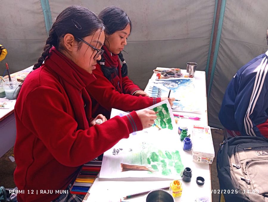 Participation in Inter School Art Competition of Nepal APF School
