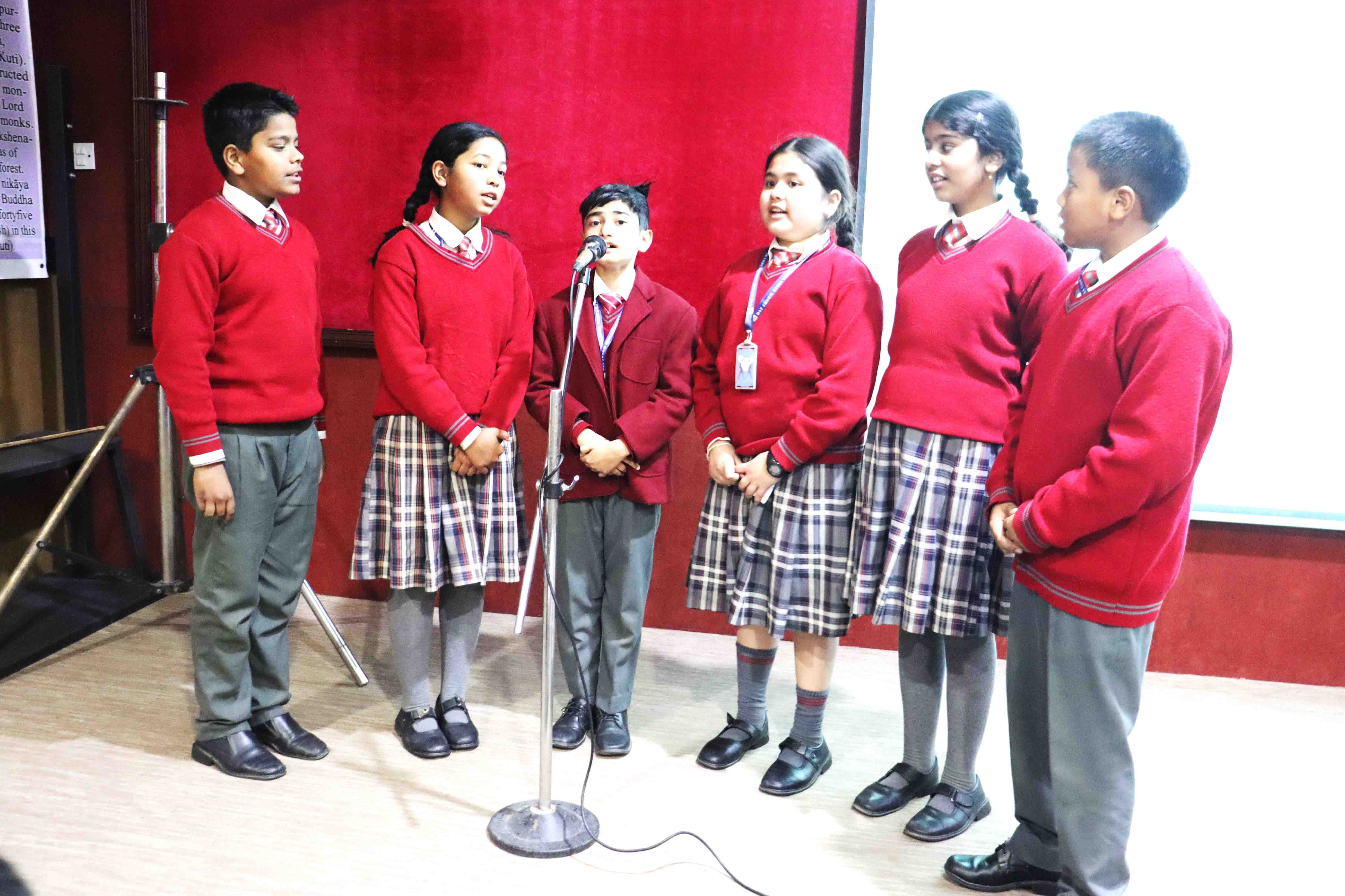 Sanskrit Poem Recitation Competition for Grade V Students