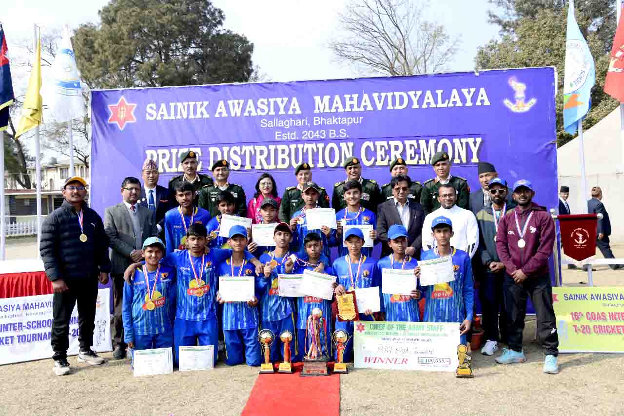 DAV Creates History: Wins Prestigious Sainik Cricket Cup after 14 Years of Sainik Team Dominance