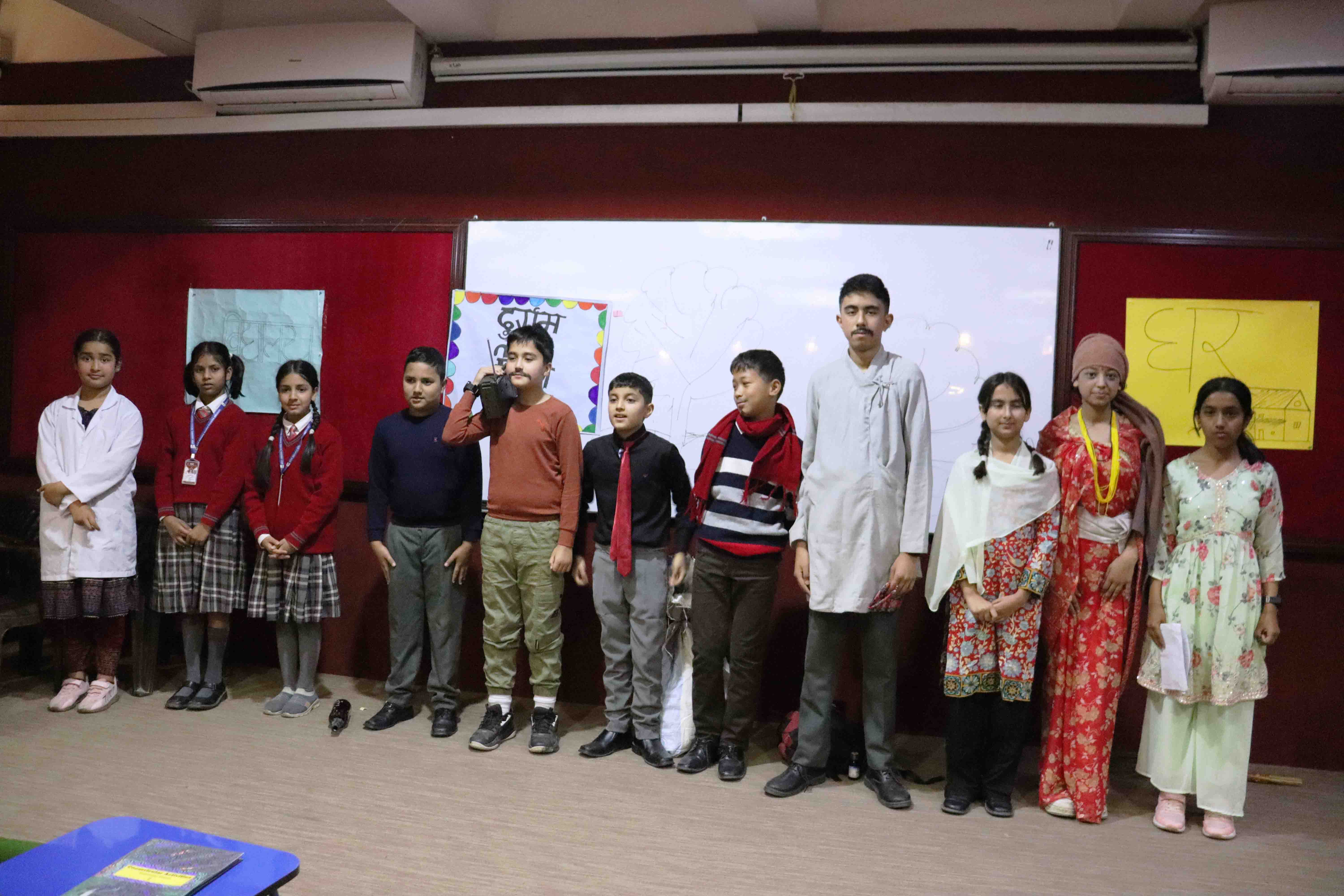 Celebration of International Mother Language Day for Grade V and VI Students