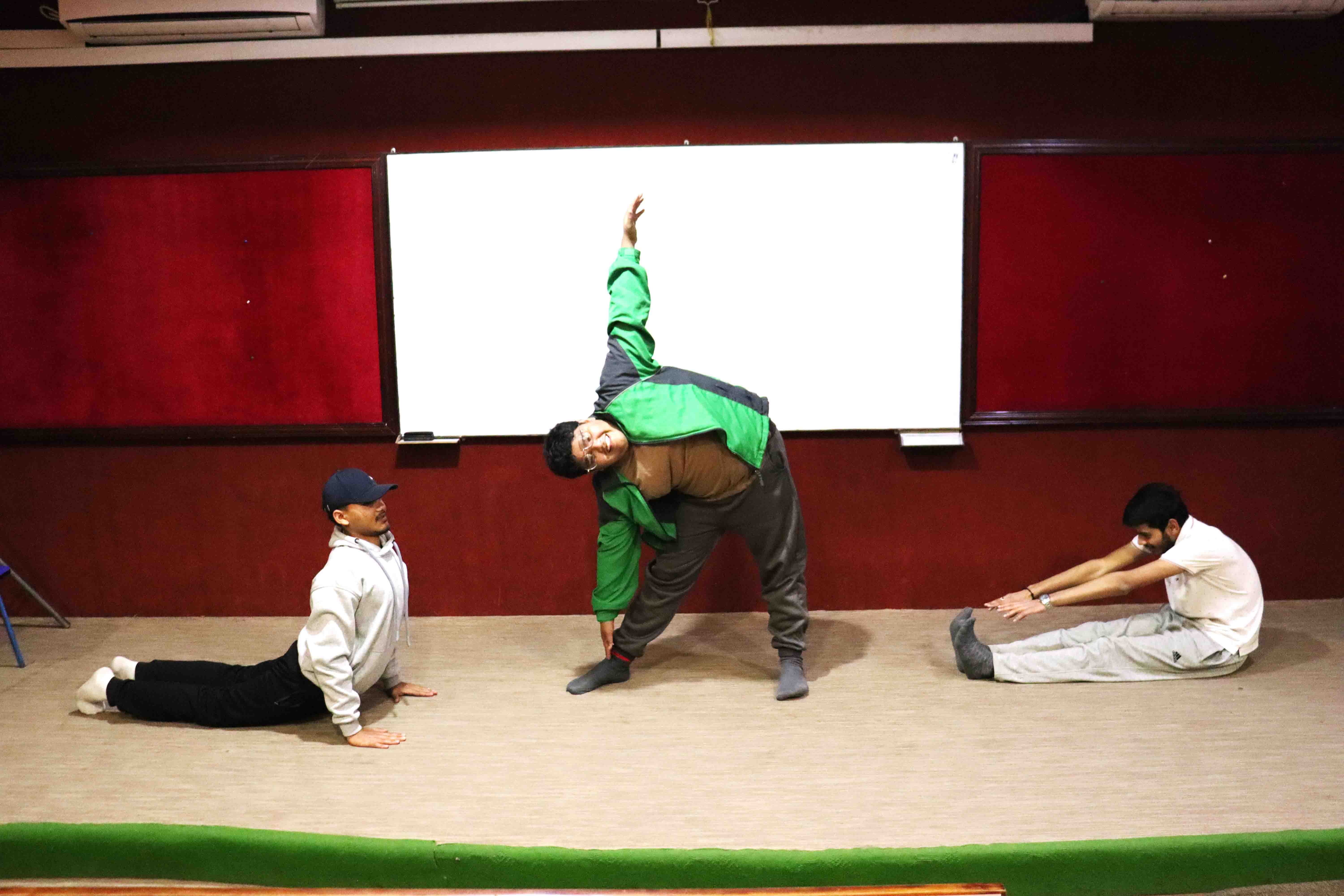 Inter-house Yoga Competition for Grade IX and XI Boys
