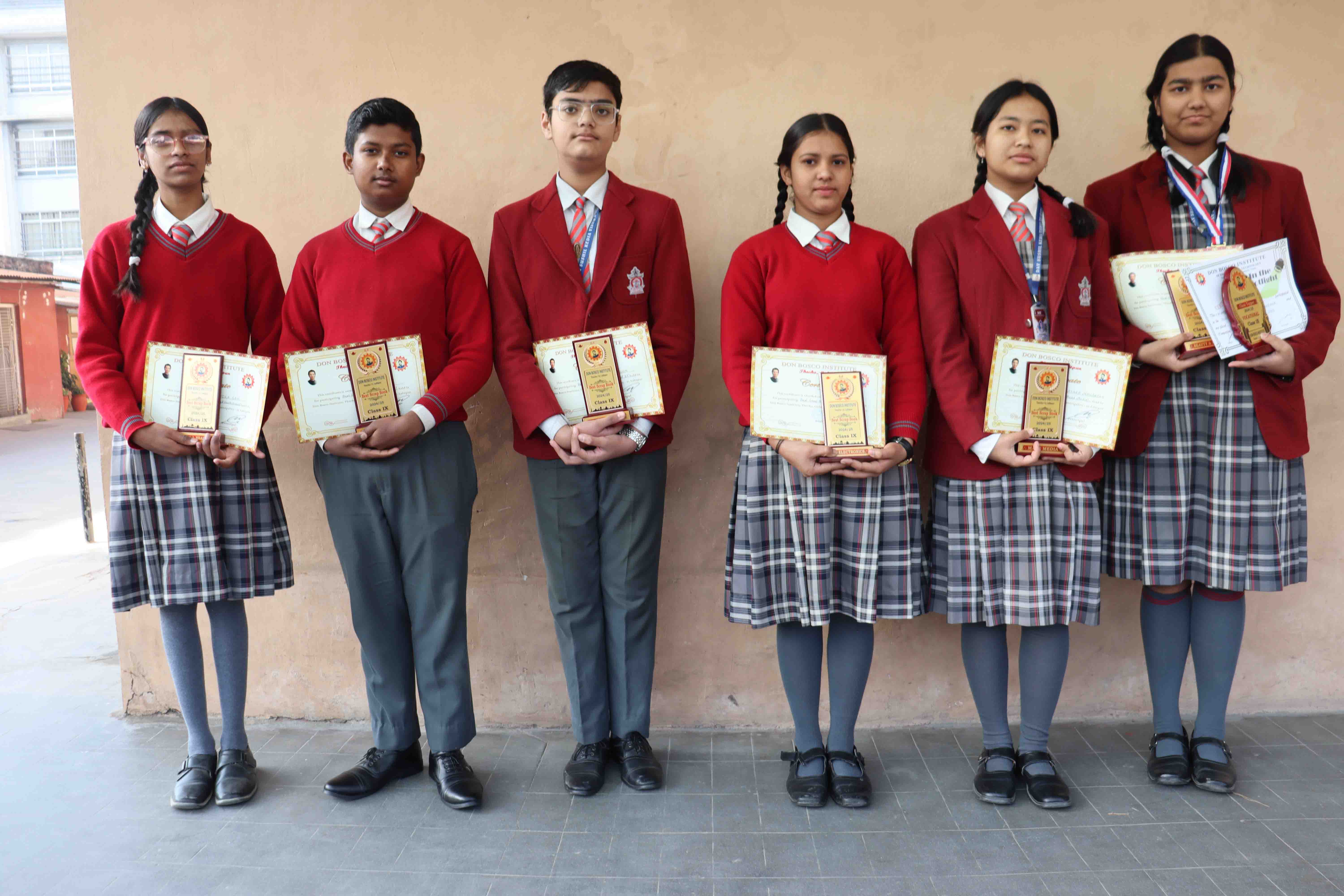 Winners of Best Scrapbook Award Honoured in the Assembly