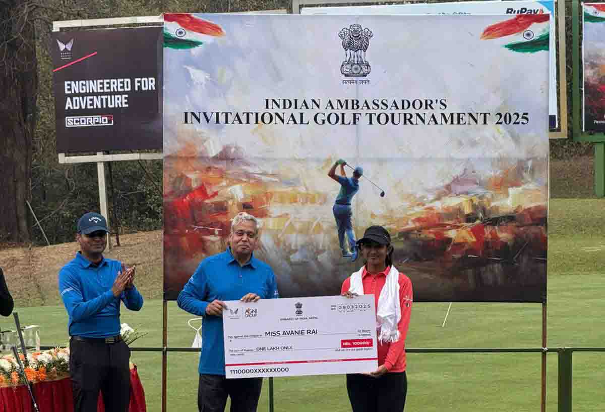 Avanie Clinches Golf Title and Receives a Scholarship Worth Rs. 1 Lakh at Indian Ambassador's Invitational Golf Tournament