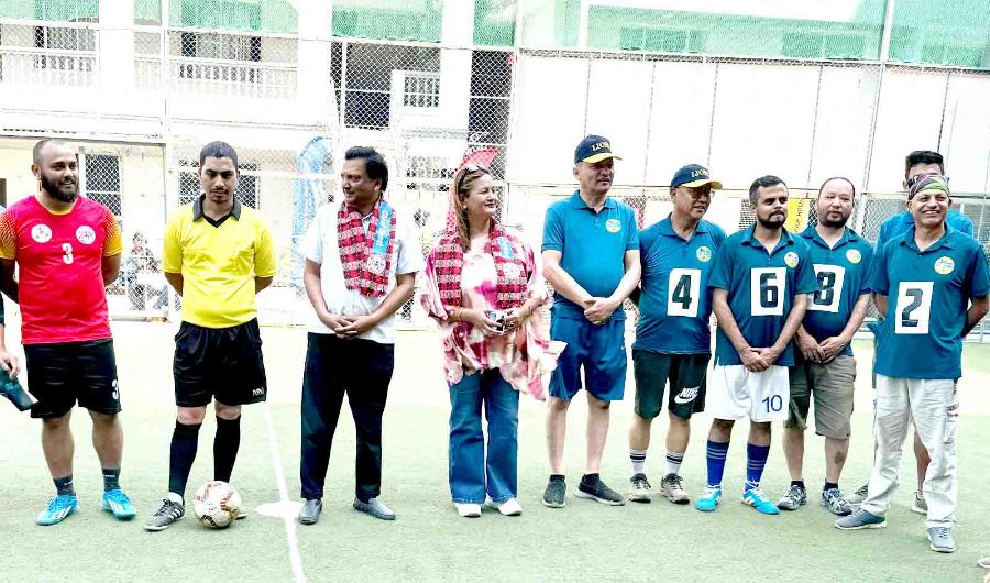 6th Late Shankar Lal Kedia Memorial Inter Lions-Leo Futsal Tournament, 2025 Organized to Support School Development Project in Pyuthan