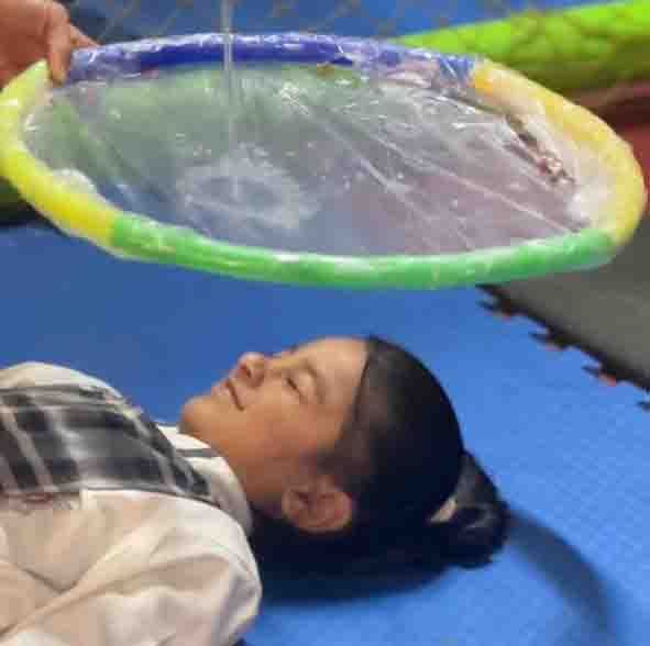 Sensory Fun Activity at DAV Kindergarten