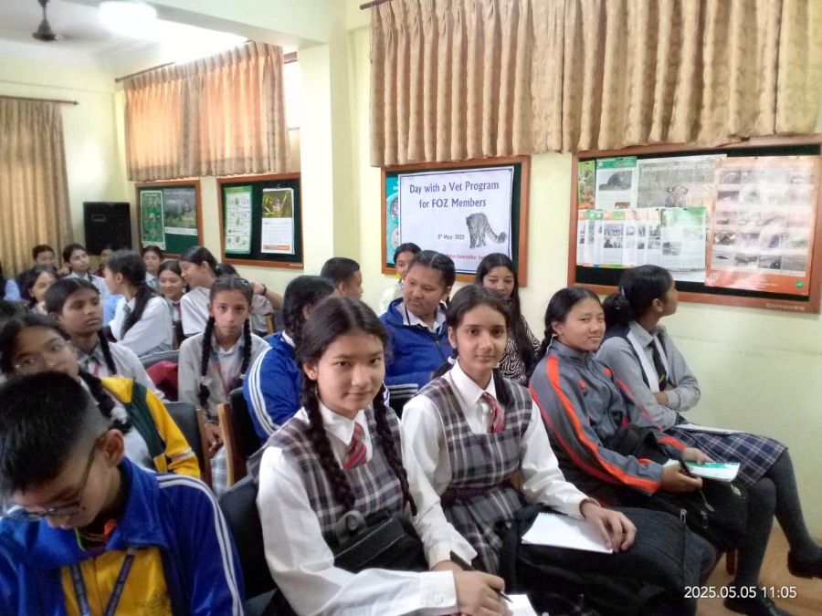 Supriya and Era Attended A Day with the Vet at Central Zoo
