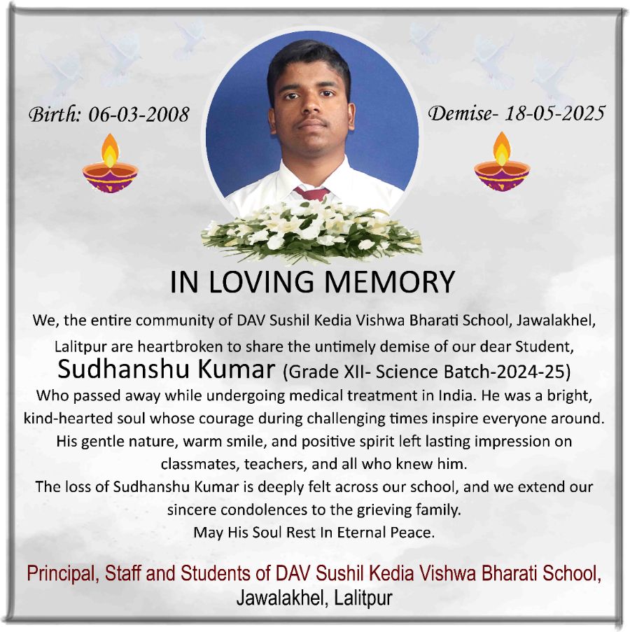 Heartfelt condolence