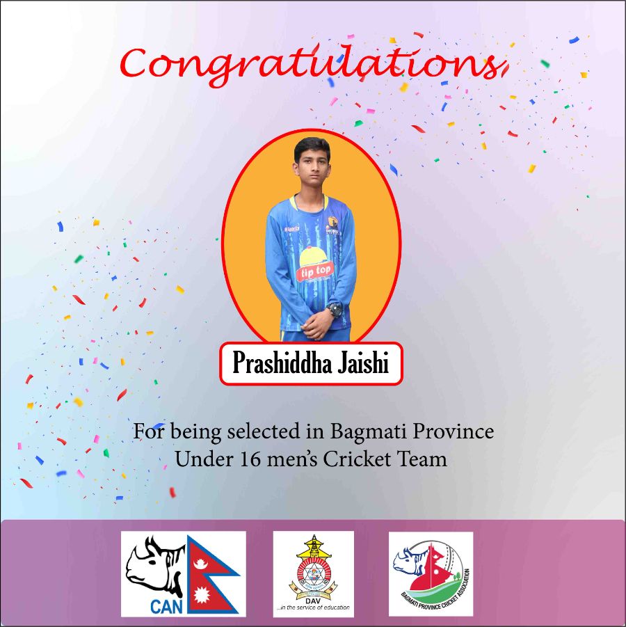 Prashiddha and Kamal Selected for Bagmati Province Men’s Under-16 Team
