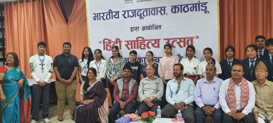Participation in Hindi Literature Festival at Nepal-India Friendship Library