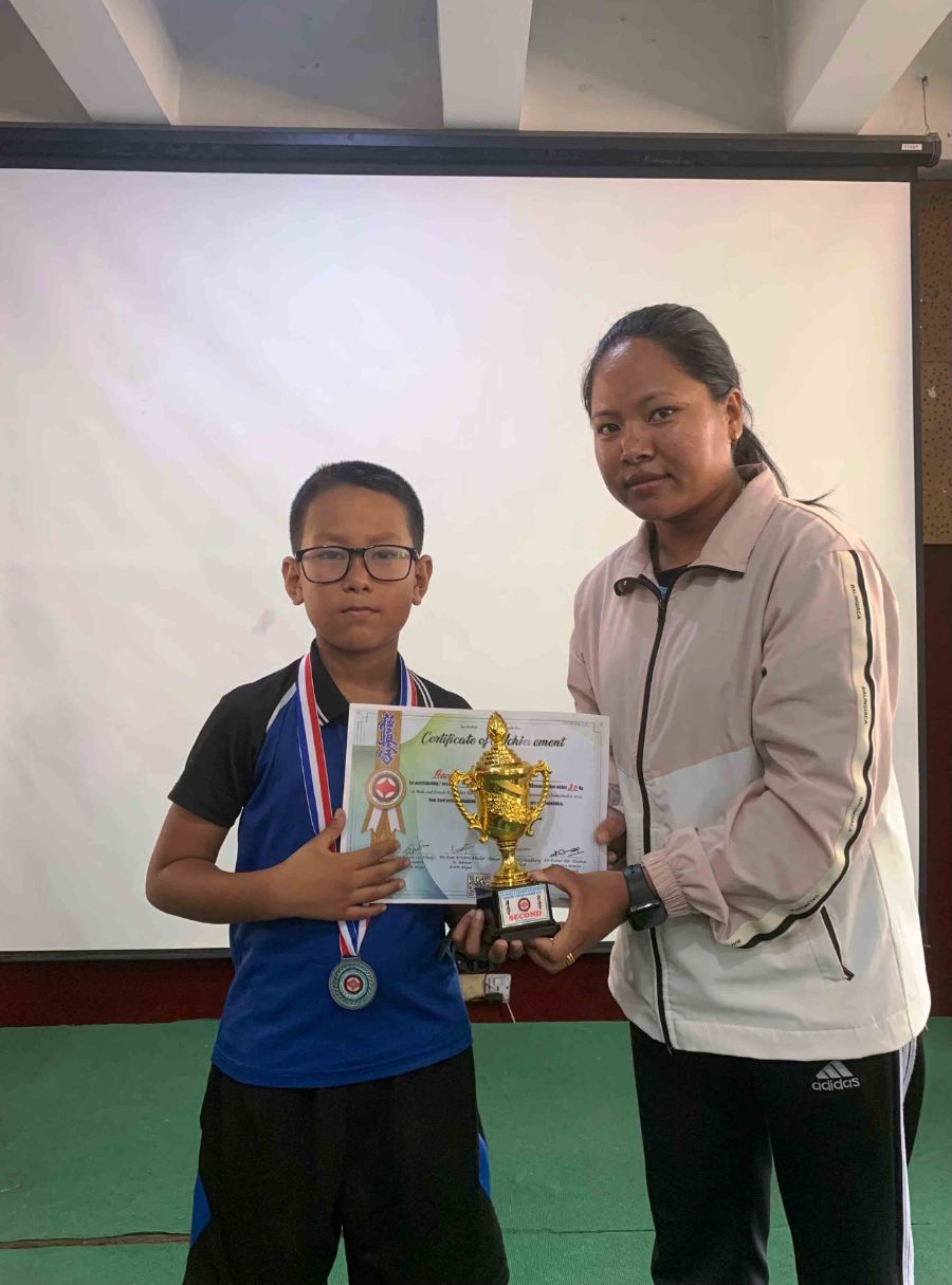 Aarav Barmel Shines at the 1st Male and Female Kyokushin Karate and Kata Demonstration Championship, 2025