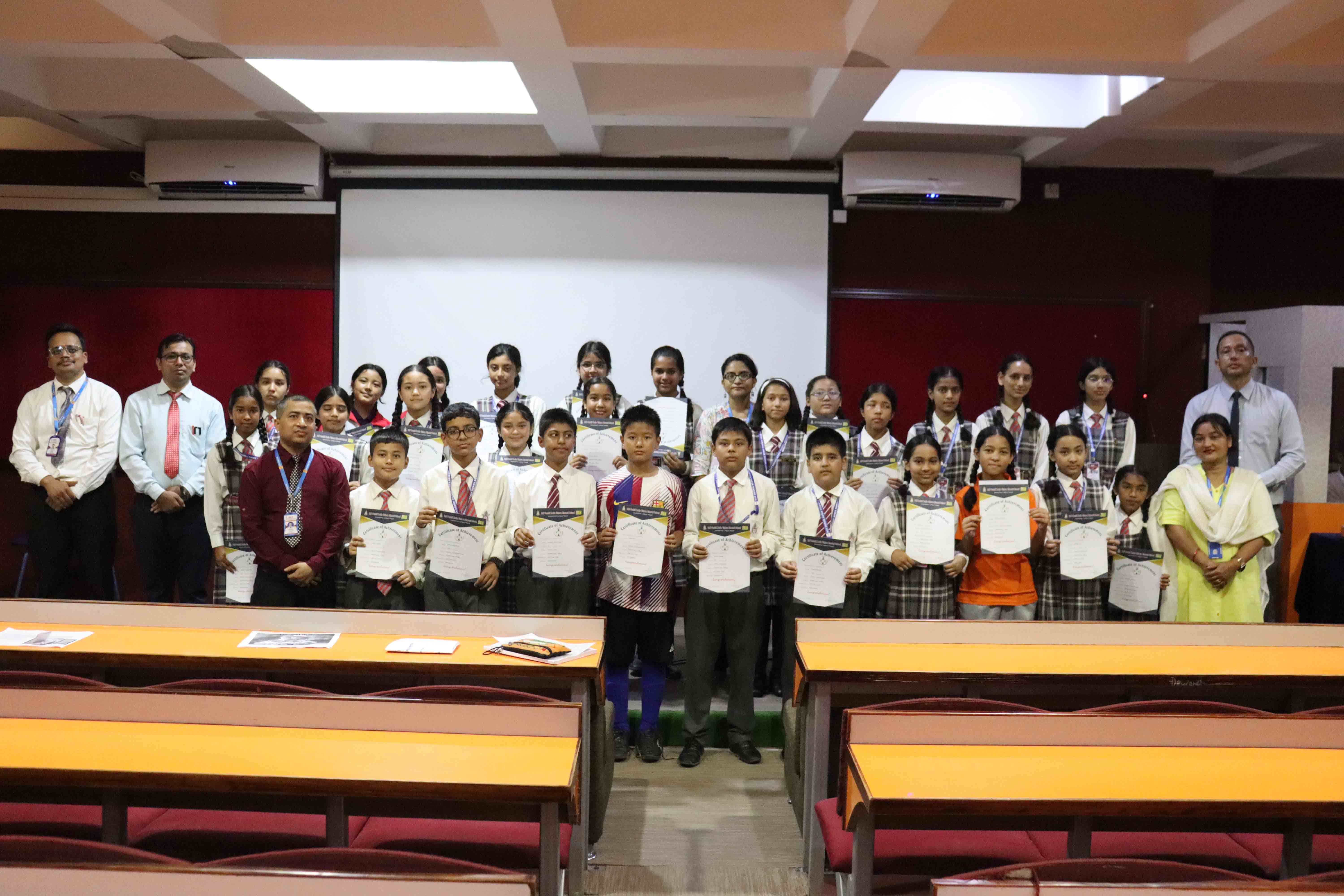 Inter-House Digital Storytelling Competition Held in Middle School