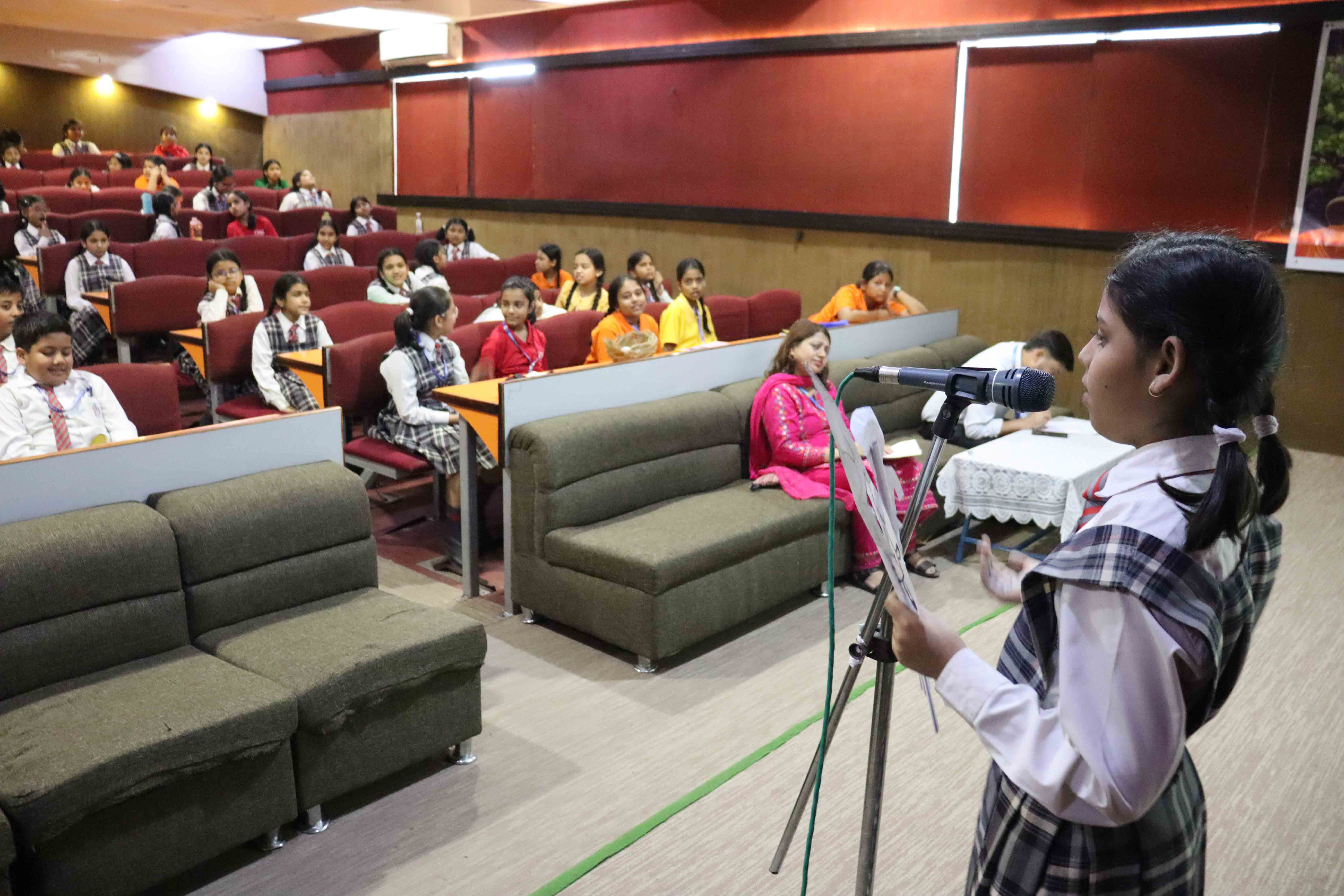 Inter Section Story Telling Competition for Grade V and VI