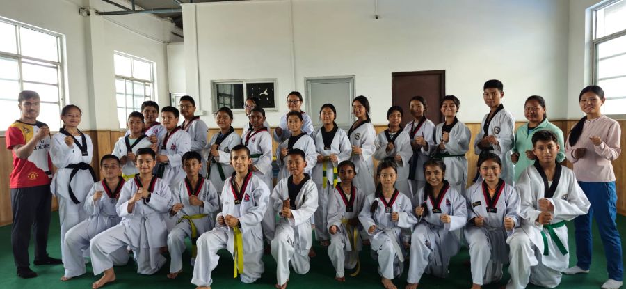 Grading of DAV Taekwondo Academy Students