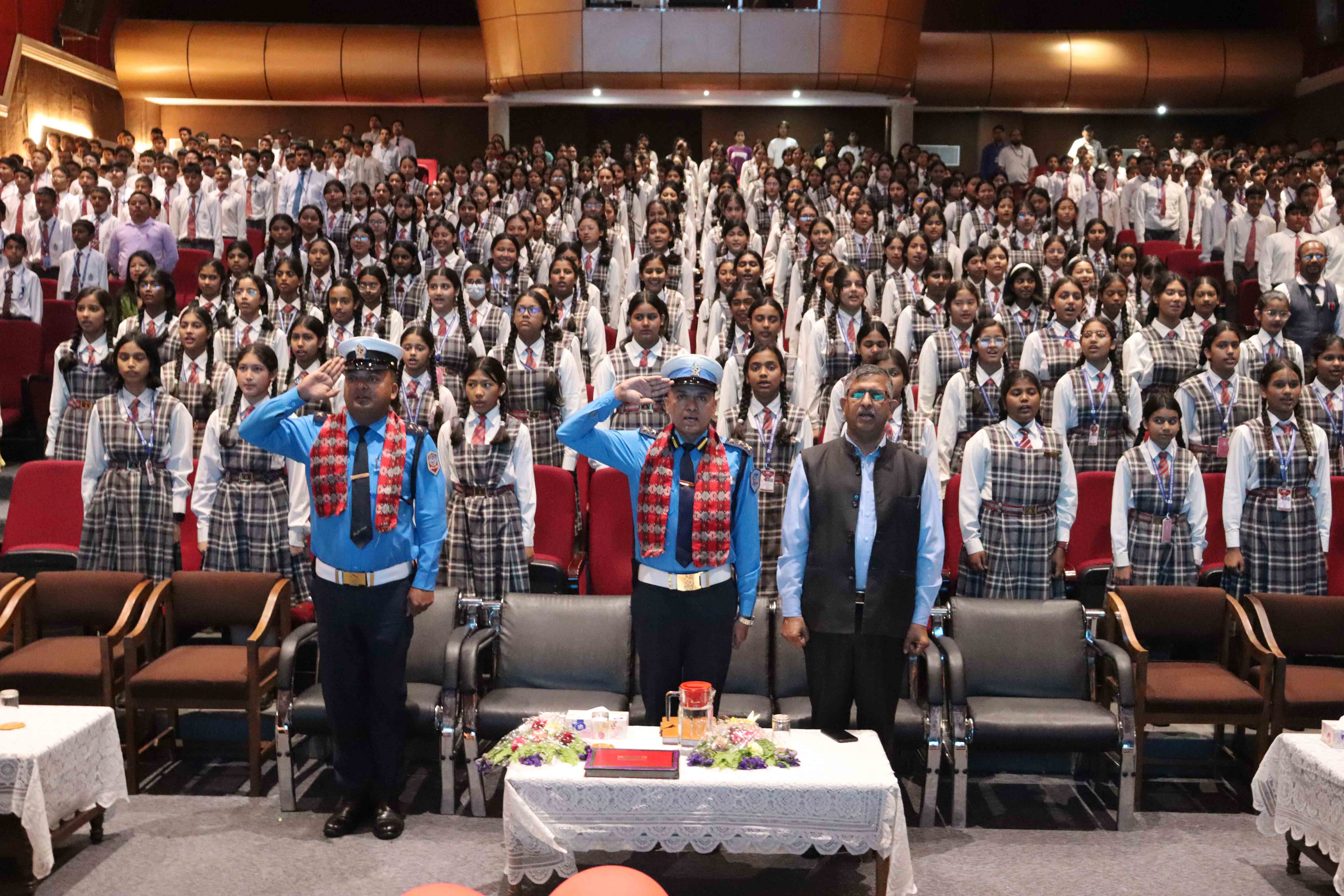 Traffic Awareness Programme for Grades VIII and IX Students