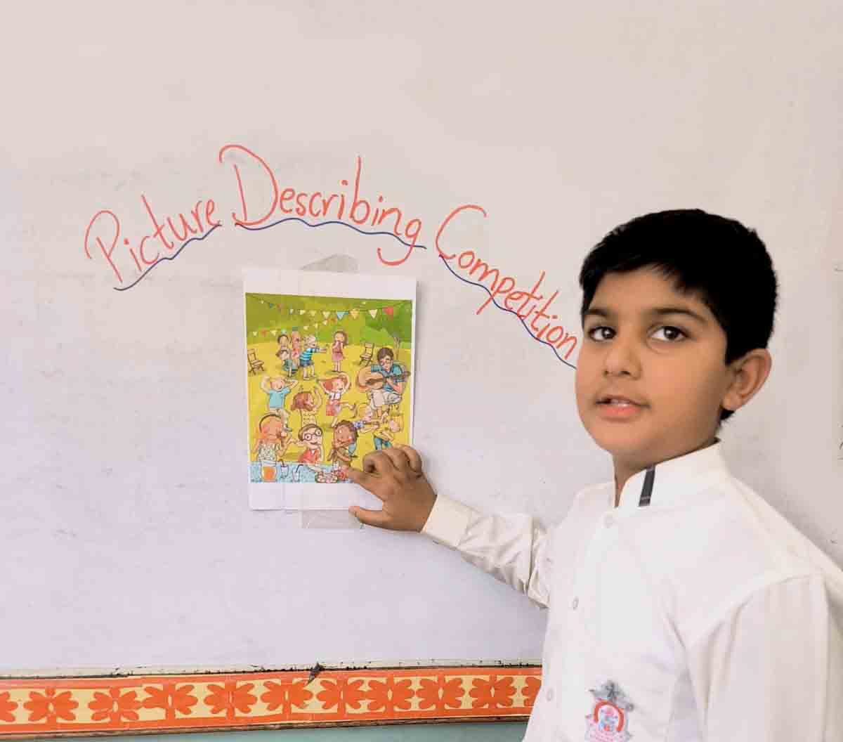 English Picture Describing Competition for Grade I to IV Students, July, 2025