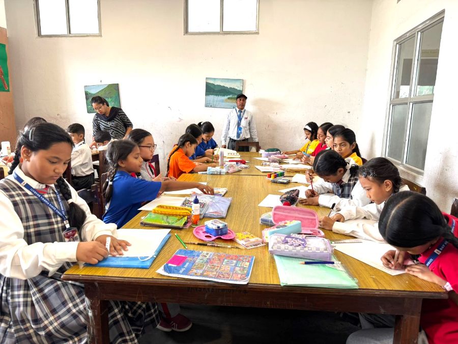 Inter Club Drawing Competition Highlights Solutions to Plastic Pollution