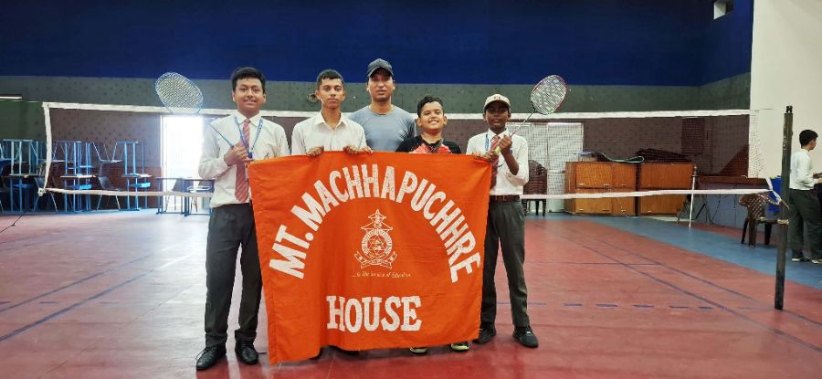 Inter-House Badminton Tournament for Grade VII and VIII Boys